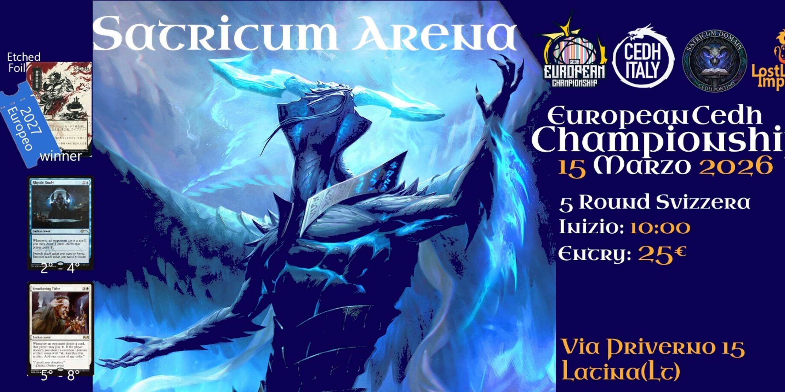 Satricum Arena cEDH European Qualifier
