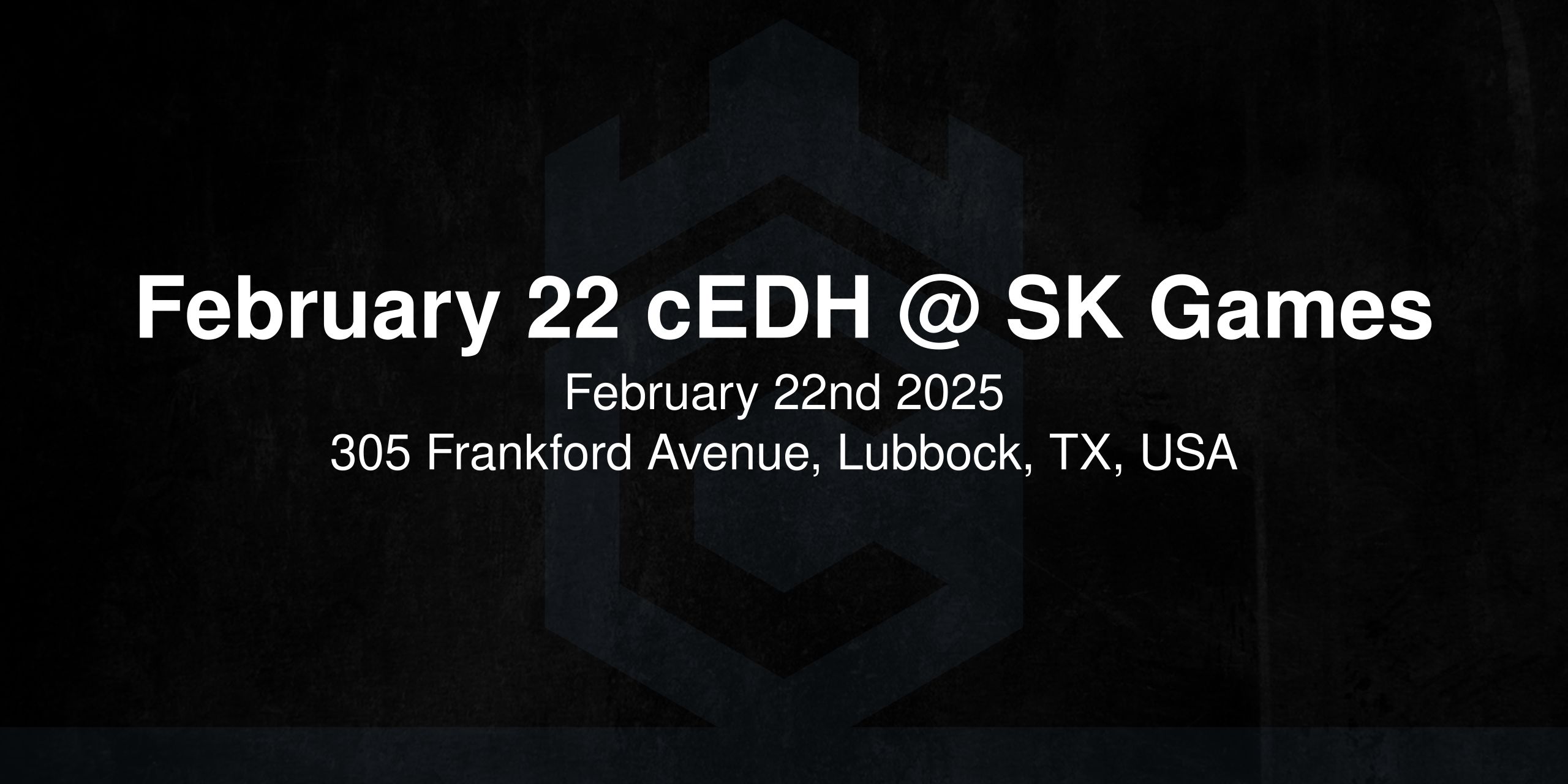 February 22 cEDH @ SK Games