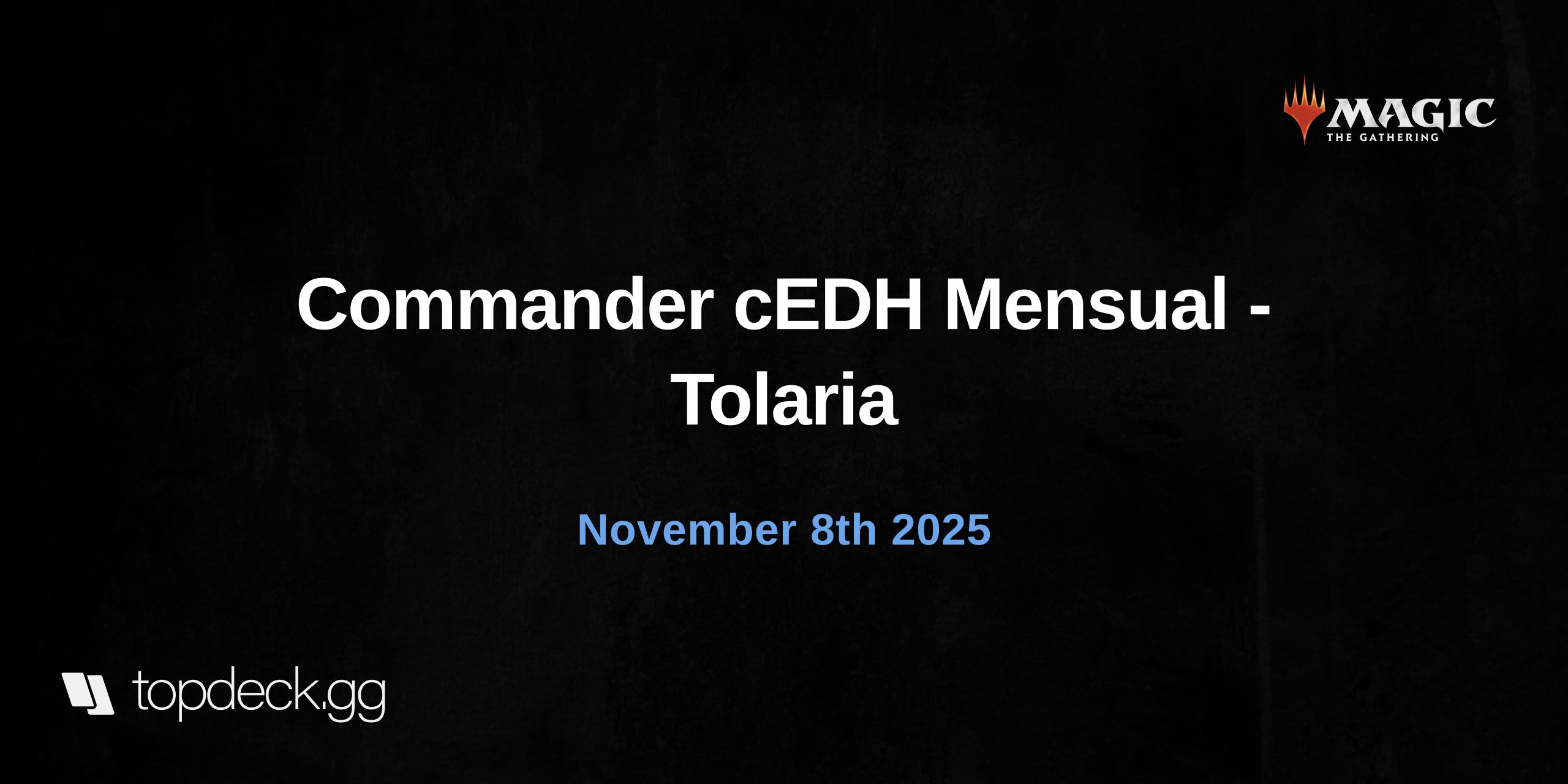 Commander cEDH Mensual - Tolaria