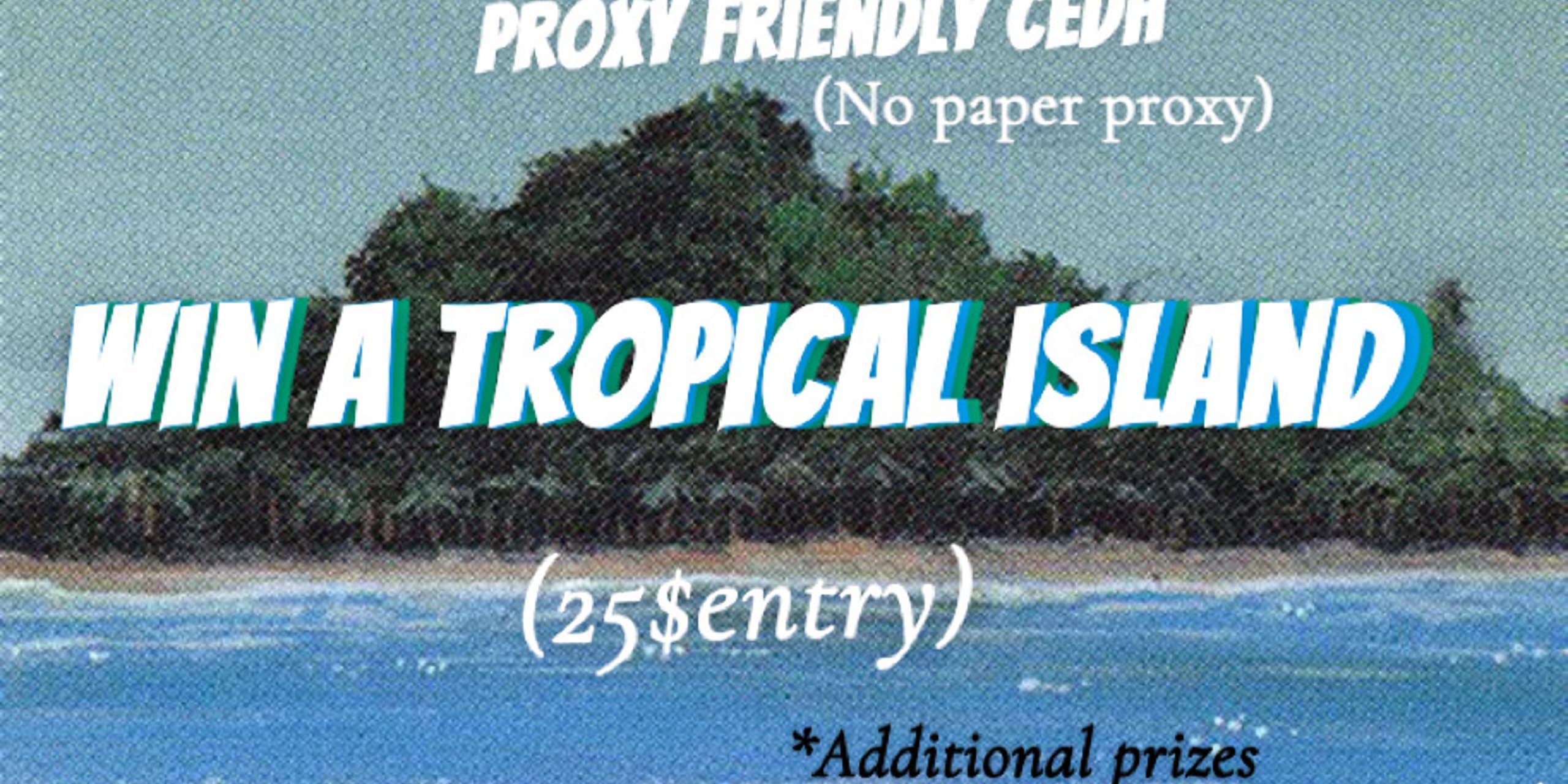 Win A TROPICAL ISLAND 
