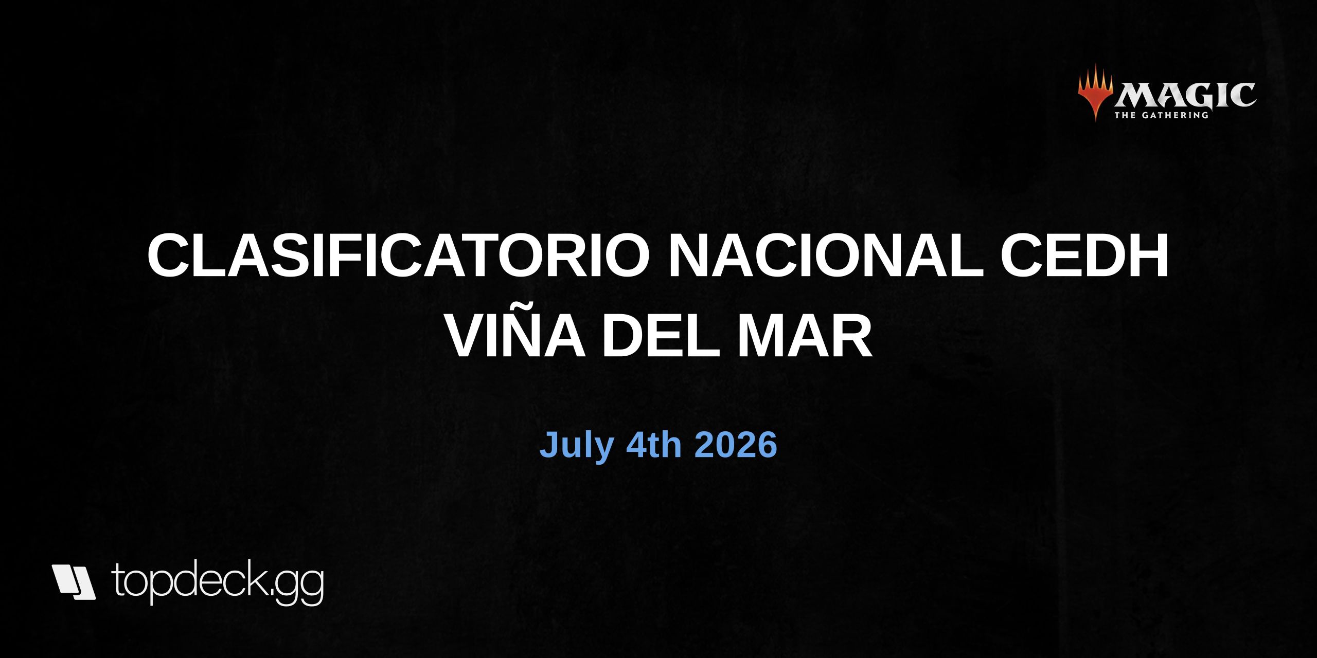 CLASIFICATORIO NACIONAL CEDH VIÑA DEL MAR