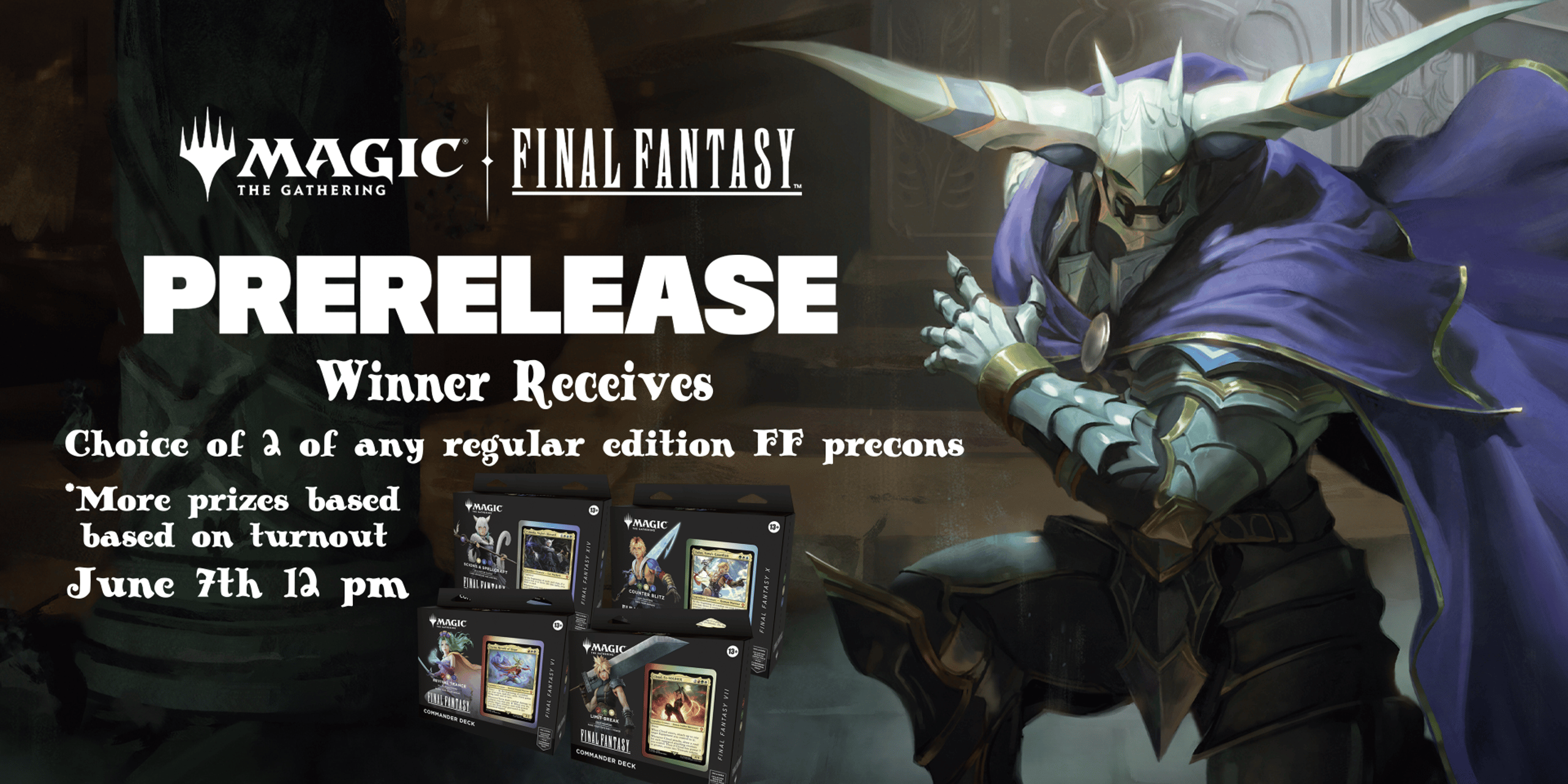 Final Fantasy 2 Commander Precon Prerelease