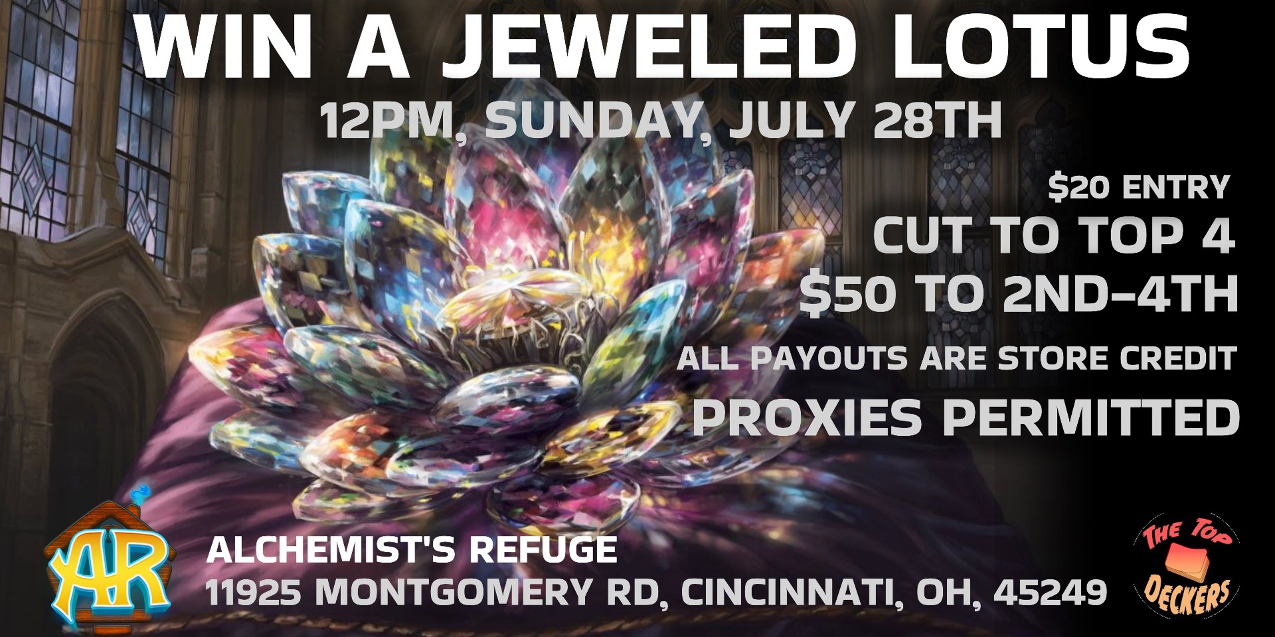 Win a Jeweled Lotus @ The Refuge!