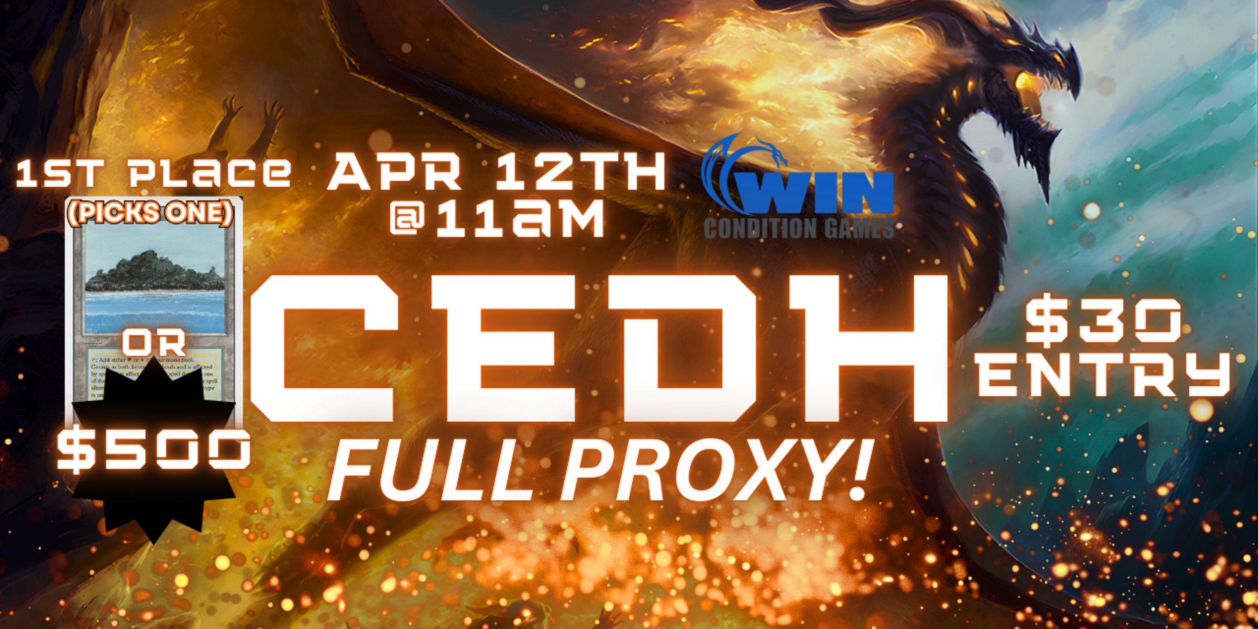 WCG April 12th CEDH Event ($30/Full Proxy)