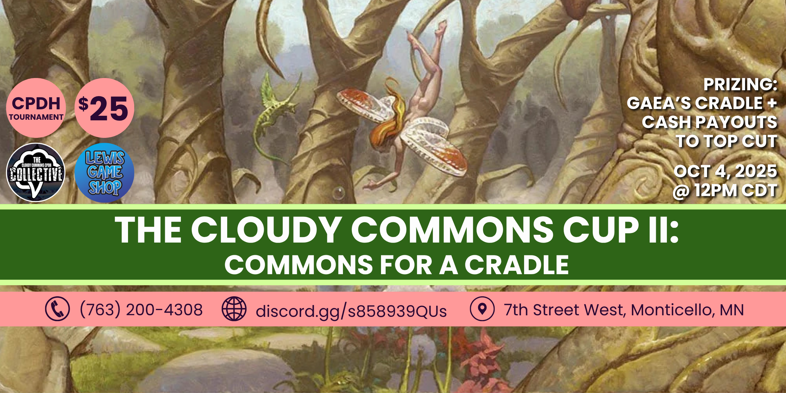 The Cloudy Commons Cup II: Commons for a Cradle