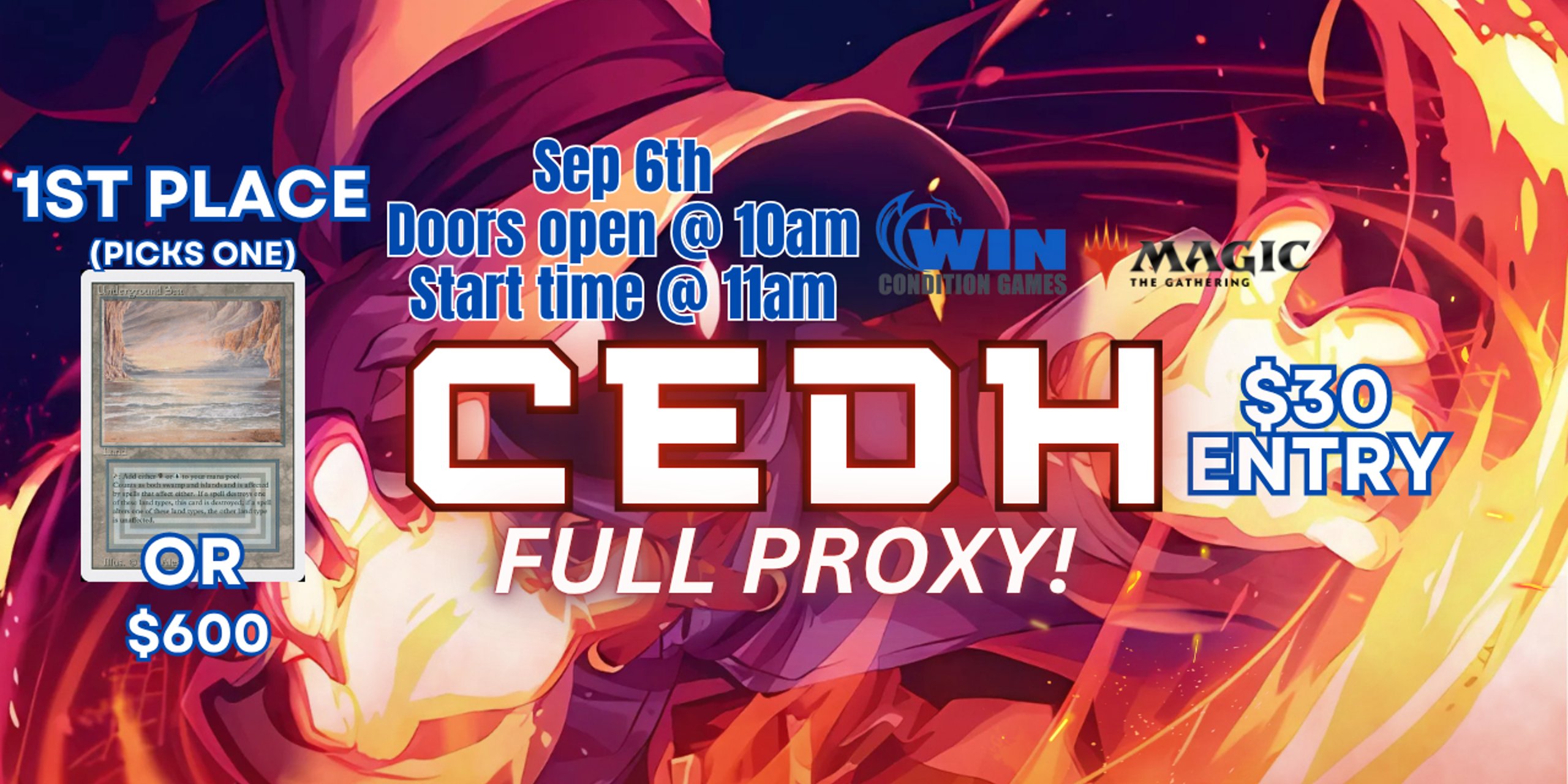 WCG Sep 6th 2025 CEDH Event ($30/Full Proxy)