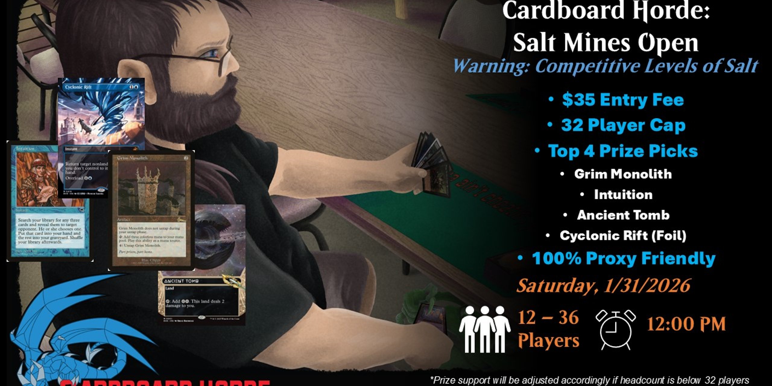 Cardboard Horde: Salt Mines Open