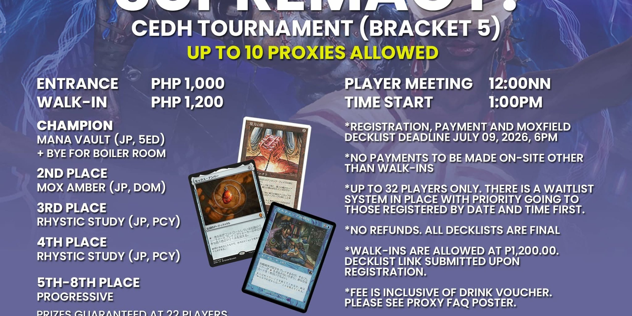 Supremacy! Bracket 5 Proxy CEDH Tournament