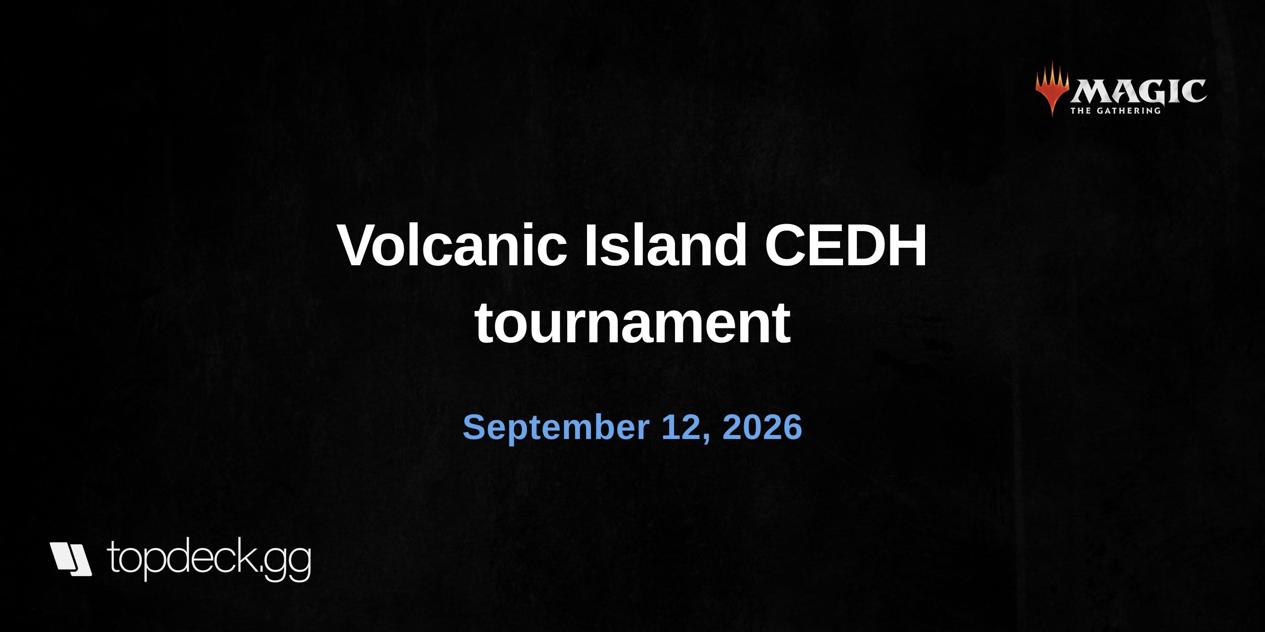 Volcanic Island CEDH tournament