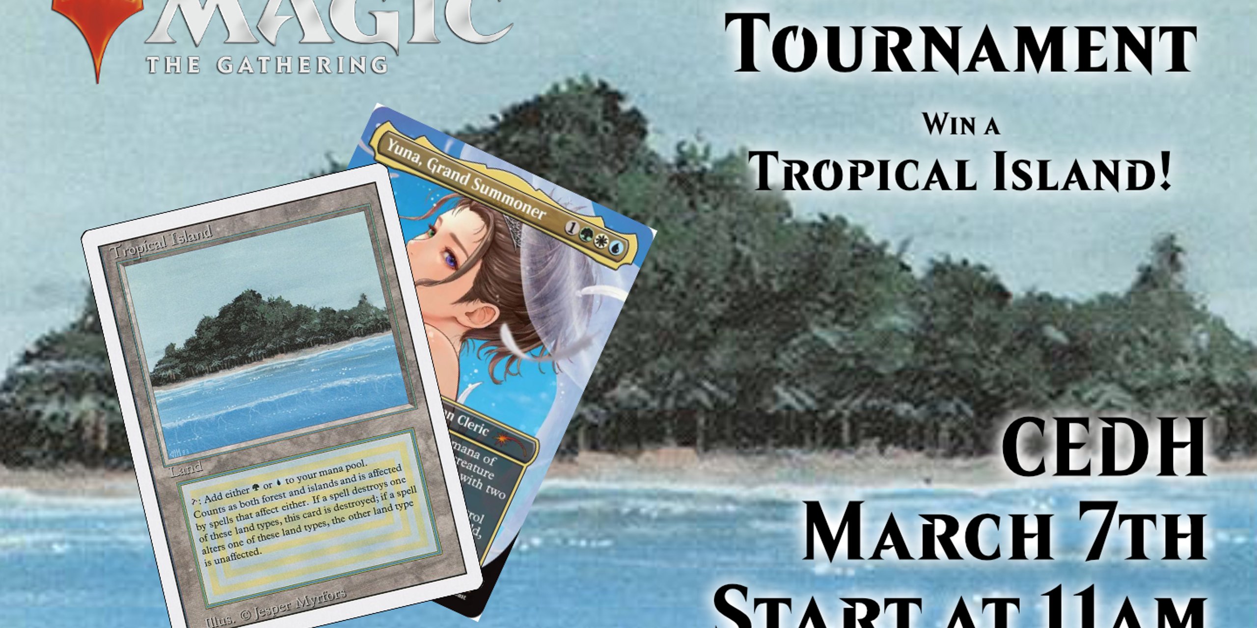 CEDH - Win a Tropical Island!