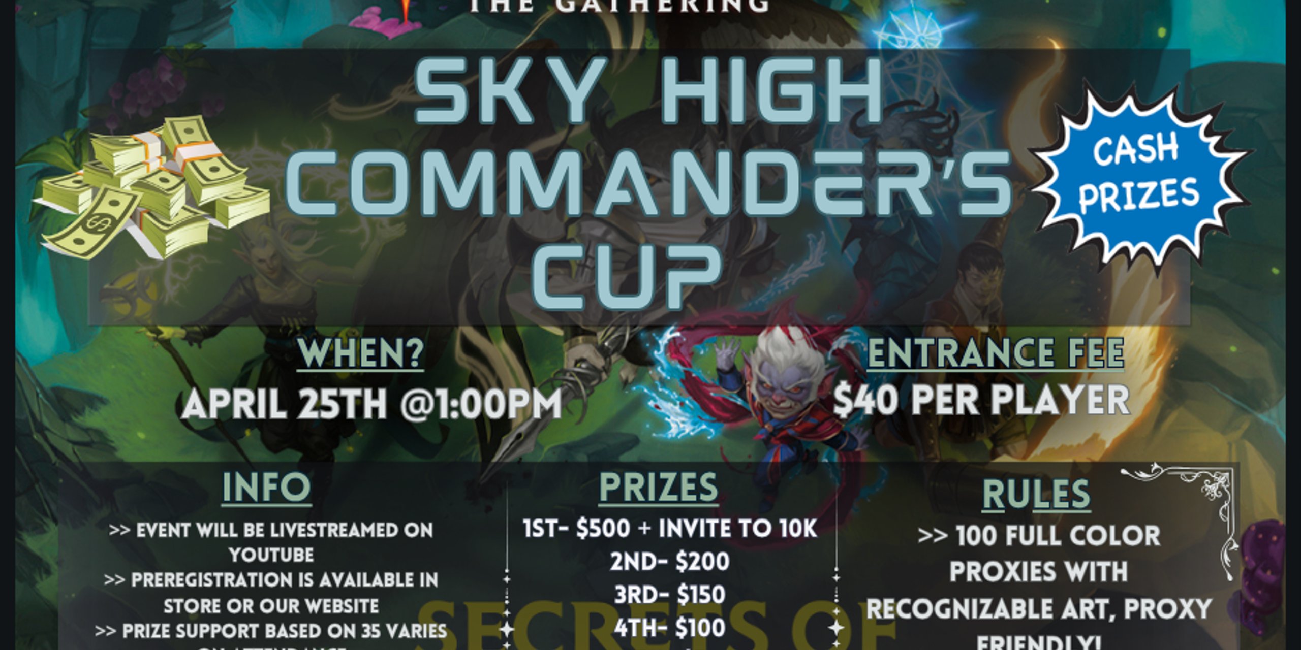 Sky High Commander's Cup April