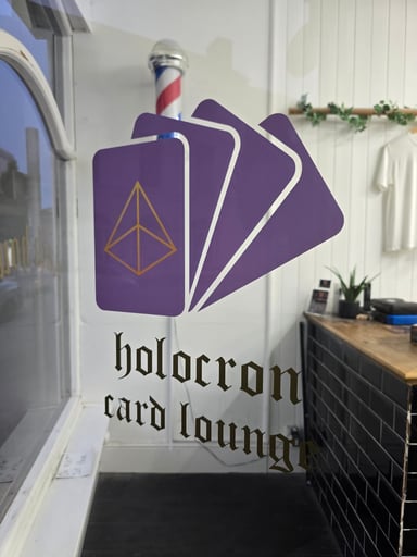 Holocron card lounge