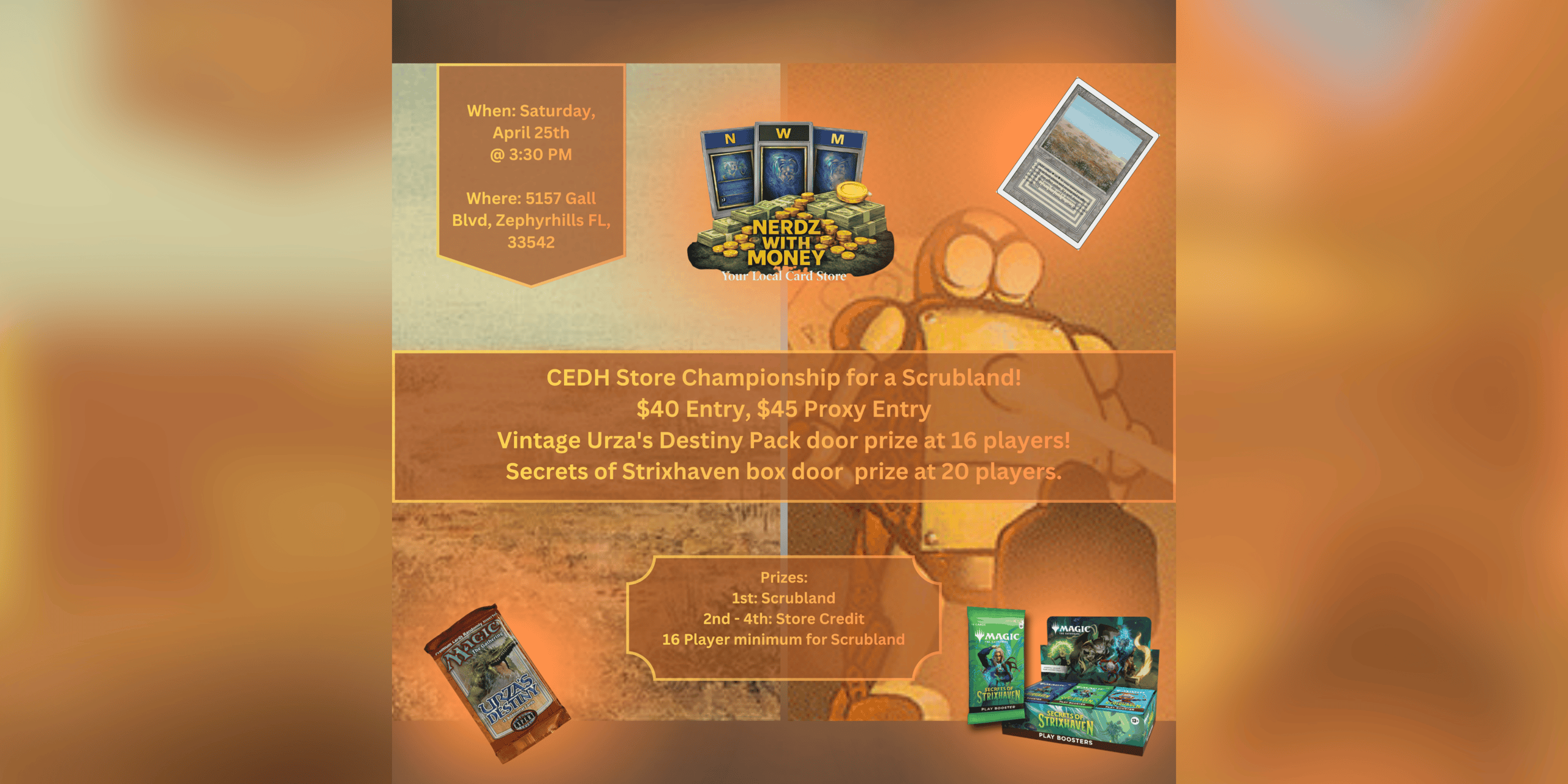 SCRUBLAND | URZA'S DESTINY | STRIXHAVEN BOX | April CEDH Tournament 