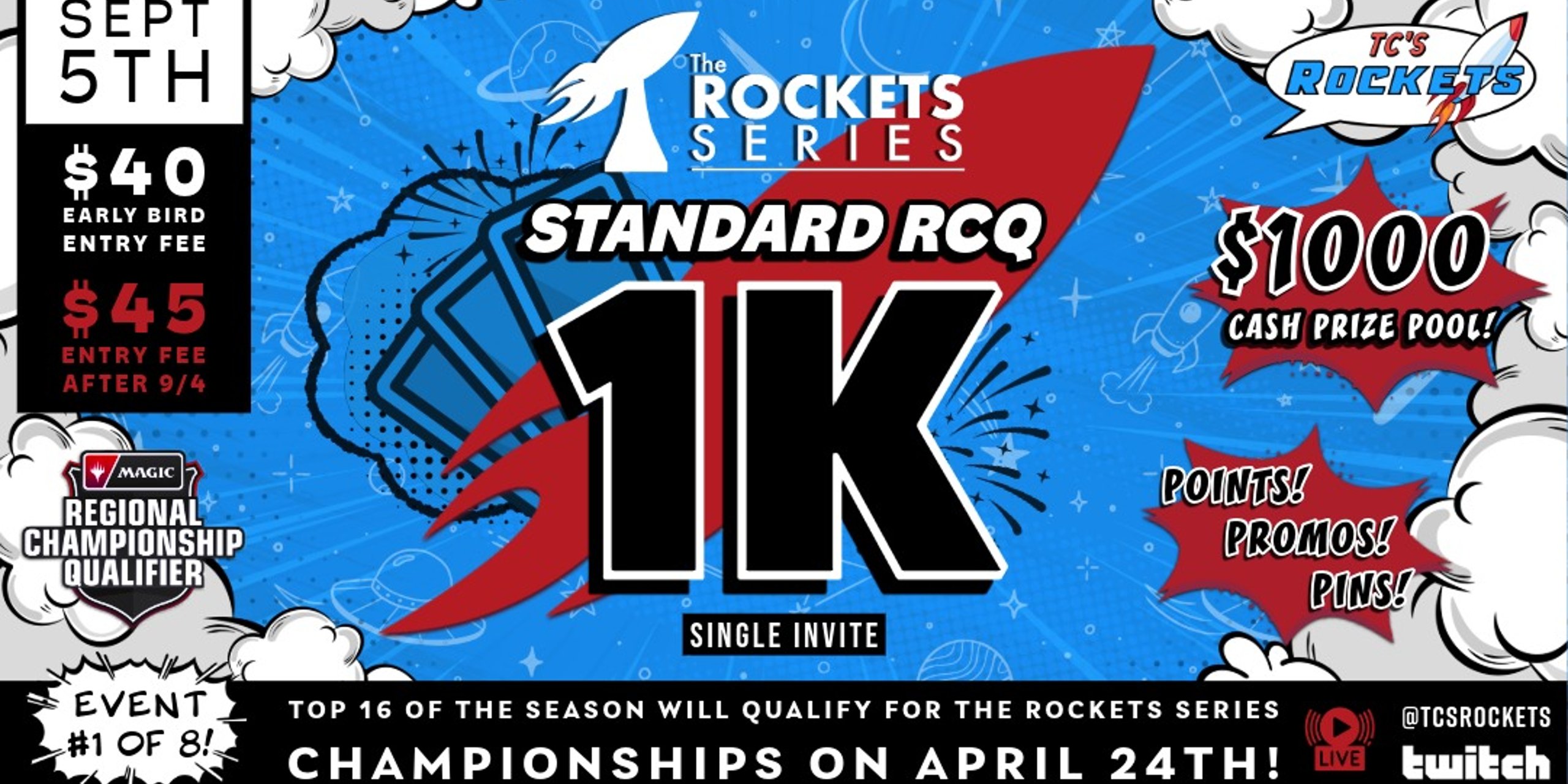 The Rockets Series: Standard 1K RCQ