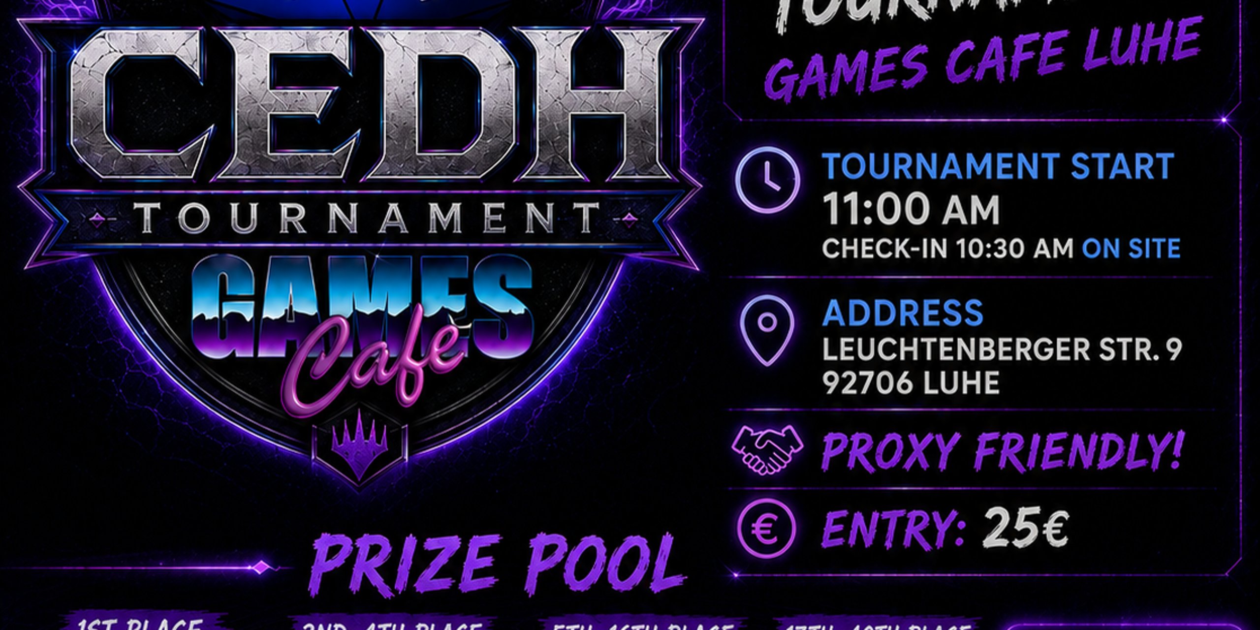 2nd Games Cafe  cEDH Tournament 🔥