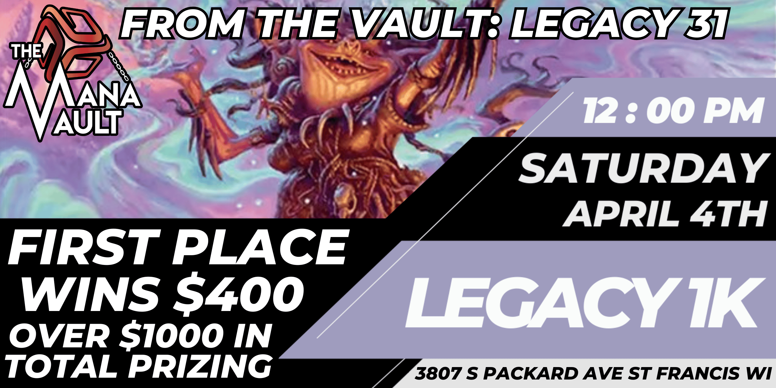From The Vault: Legacy 31 $1K