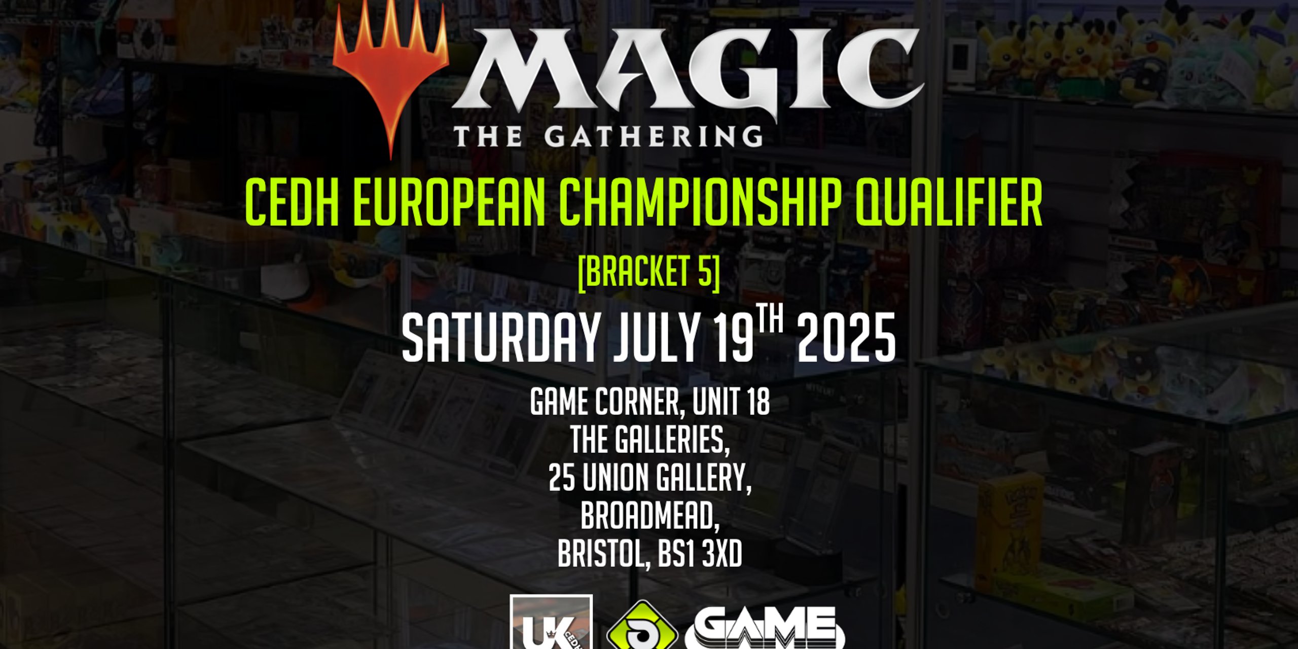 European Championship Qualifier @ game corner july 19th