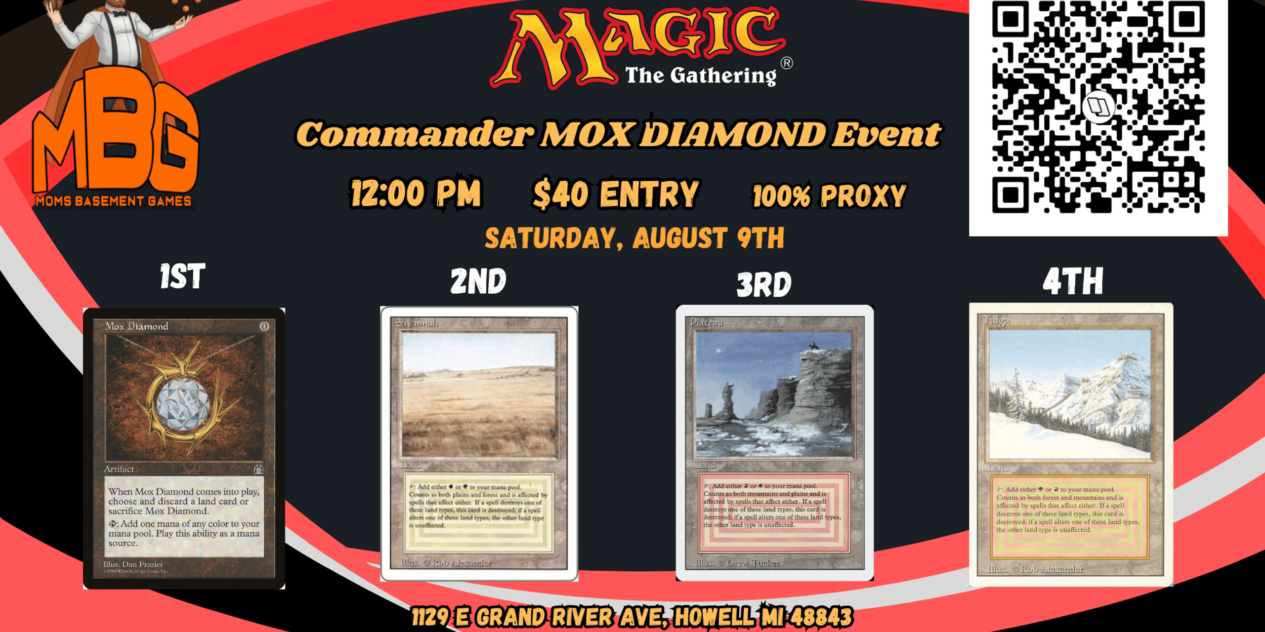 August 9th Mox Diamond Event
