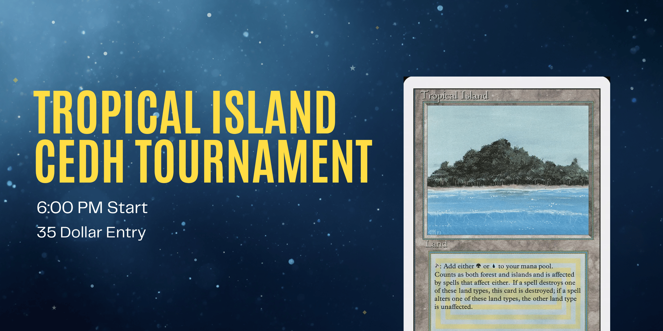 cEDH Tropical Island Tournament