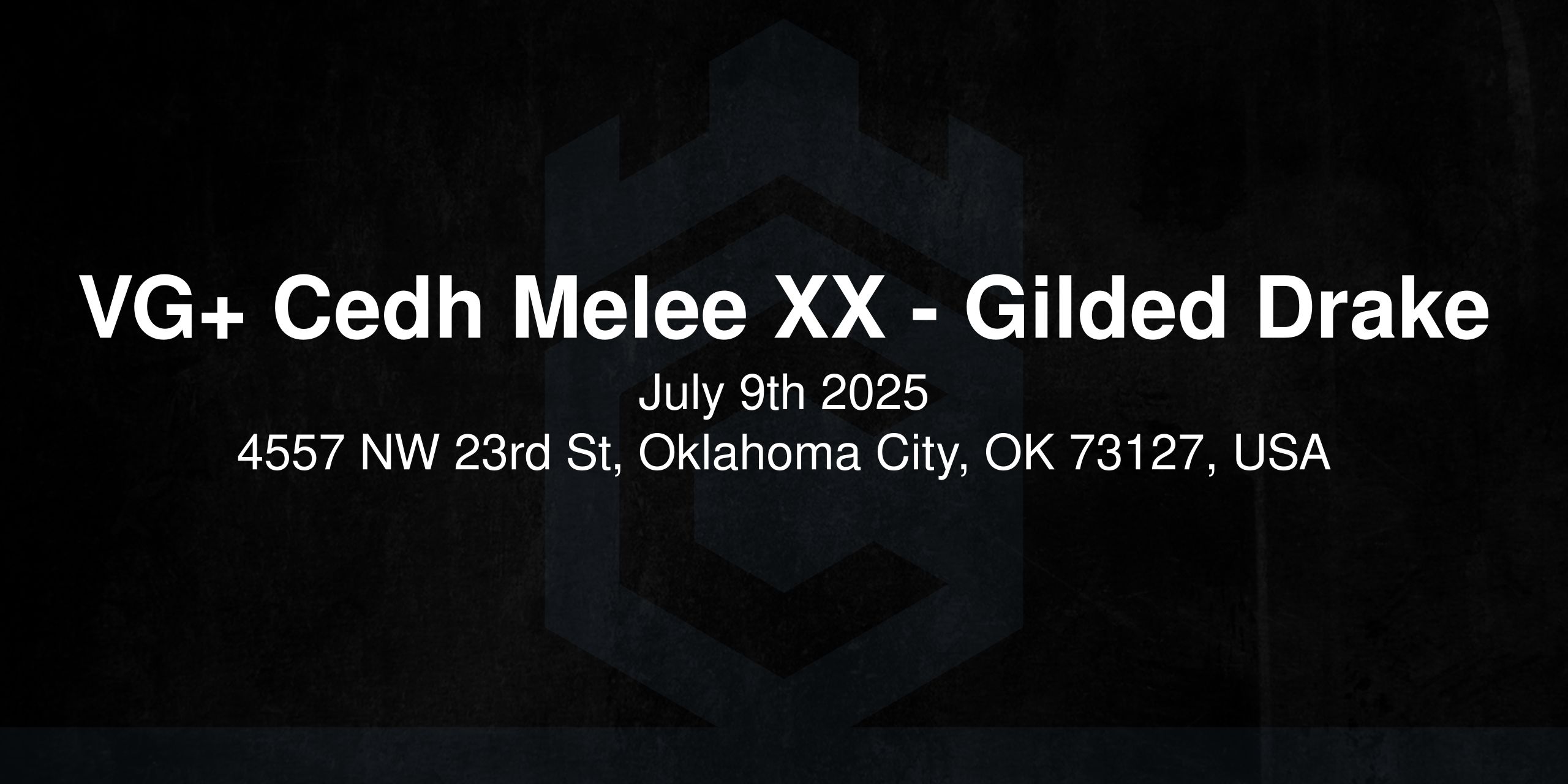 VG+ Cedh Melee XX - Gilded Drake