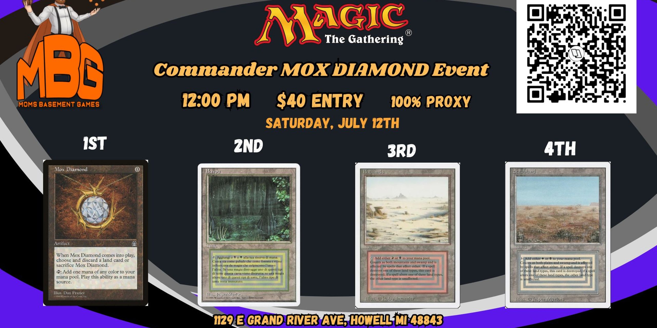 MBG July 12th Mox Diamond Event