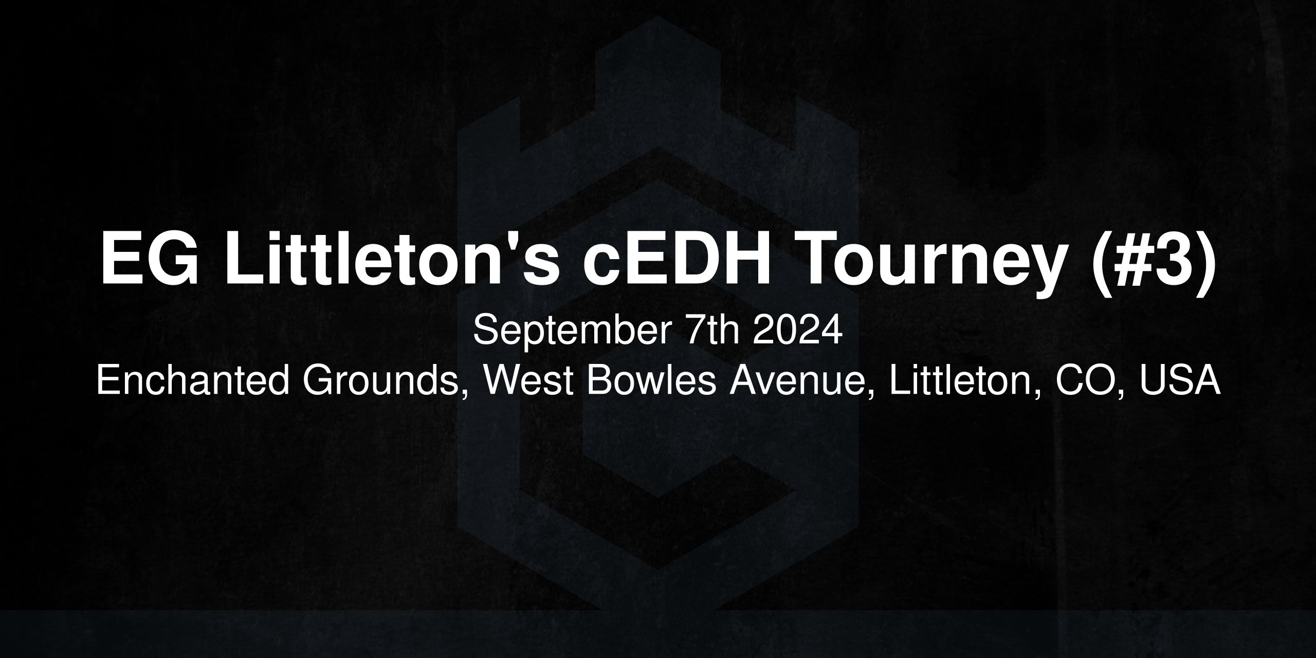 EG Littleton's cEDH Tourney (#3) 