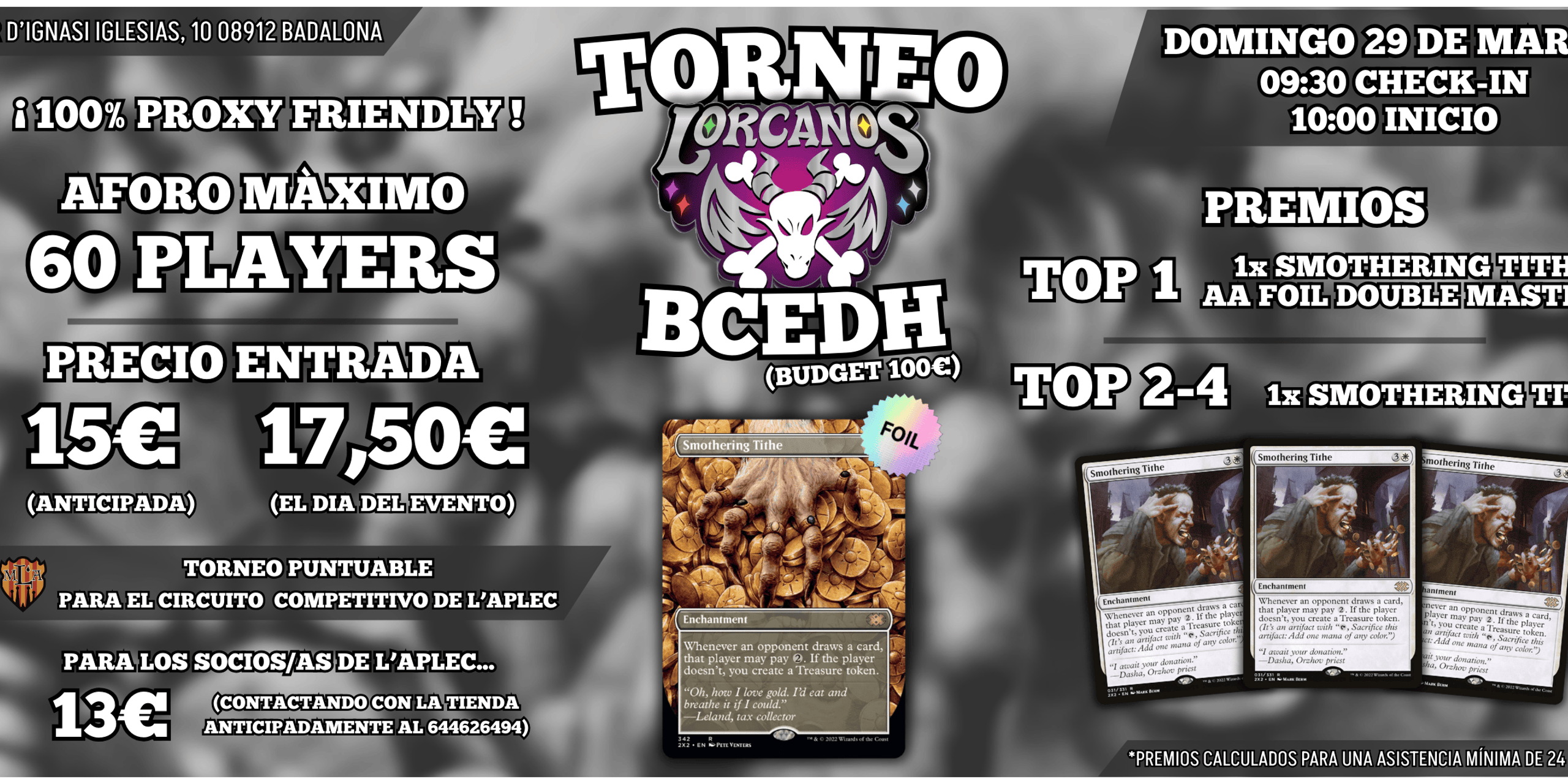 BUDGET 100€ LORCANOS (BCEDH) 