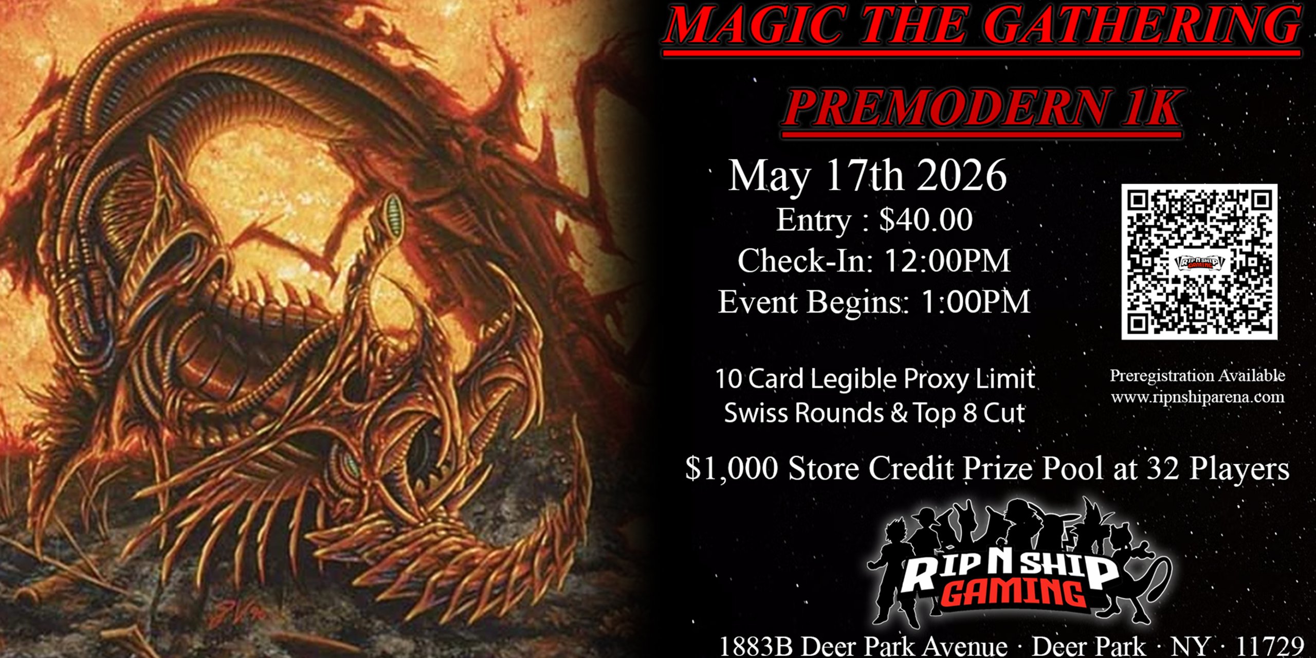 RipNShip Gaming PreModern 1k!