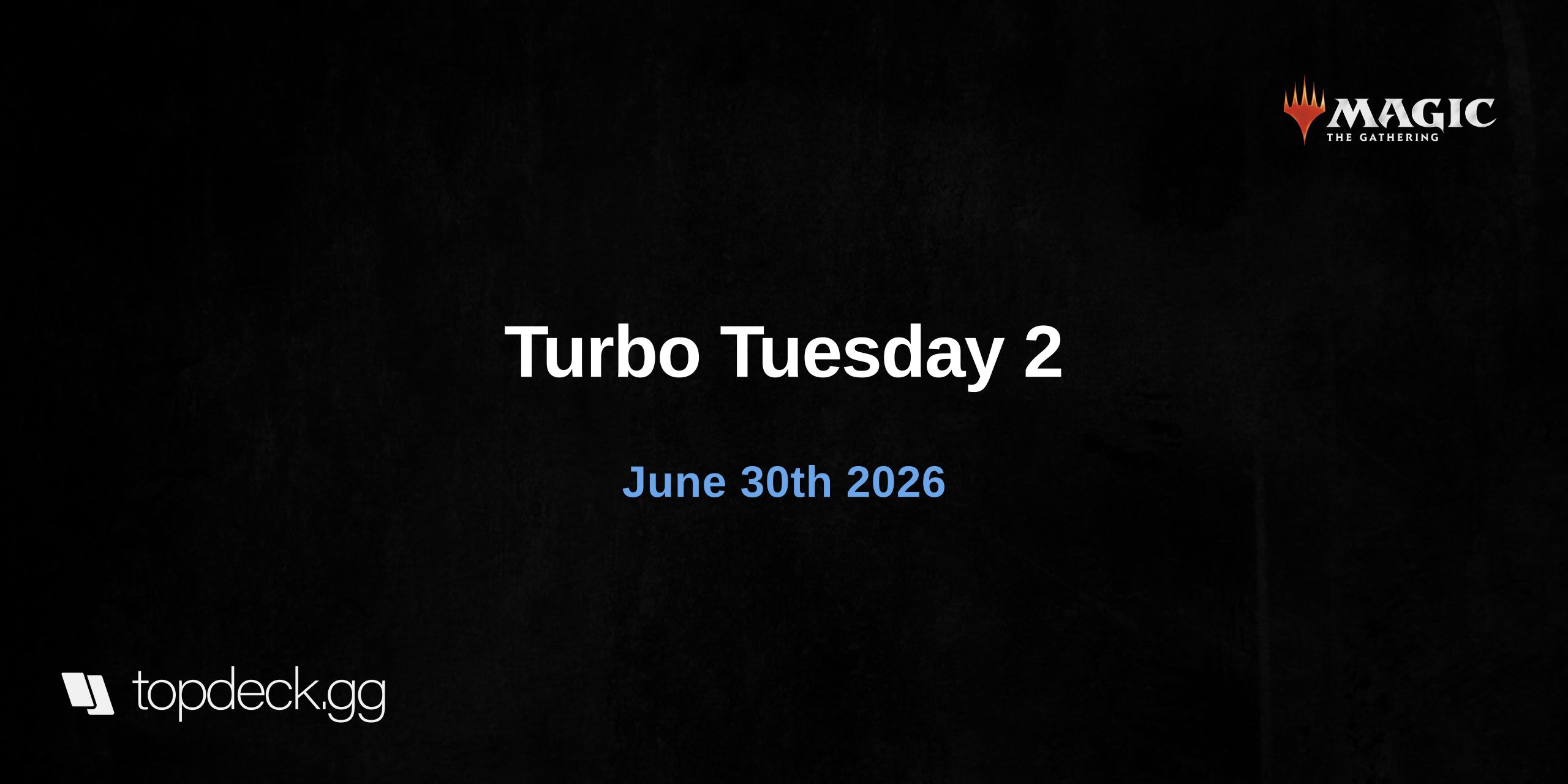 Turbo Tuesday 2