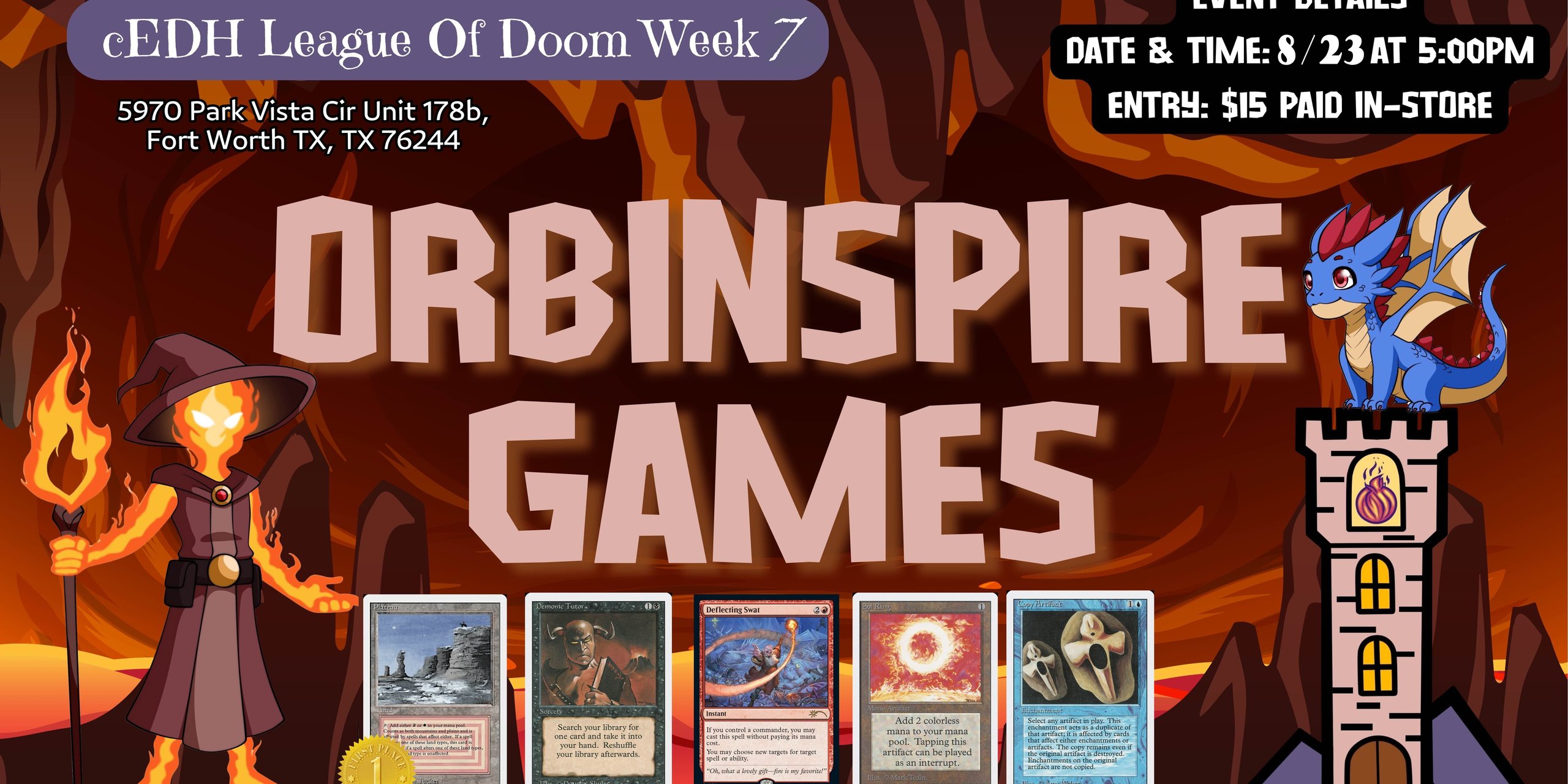 OrbInSpire Games' cEDH League of Doom!!! Week 7