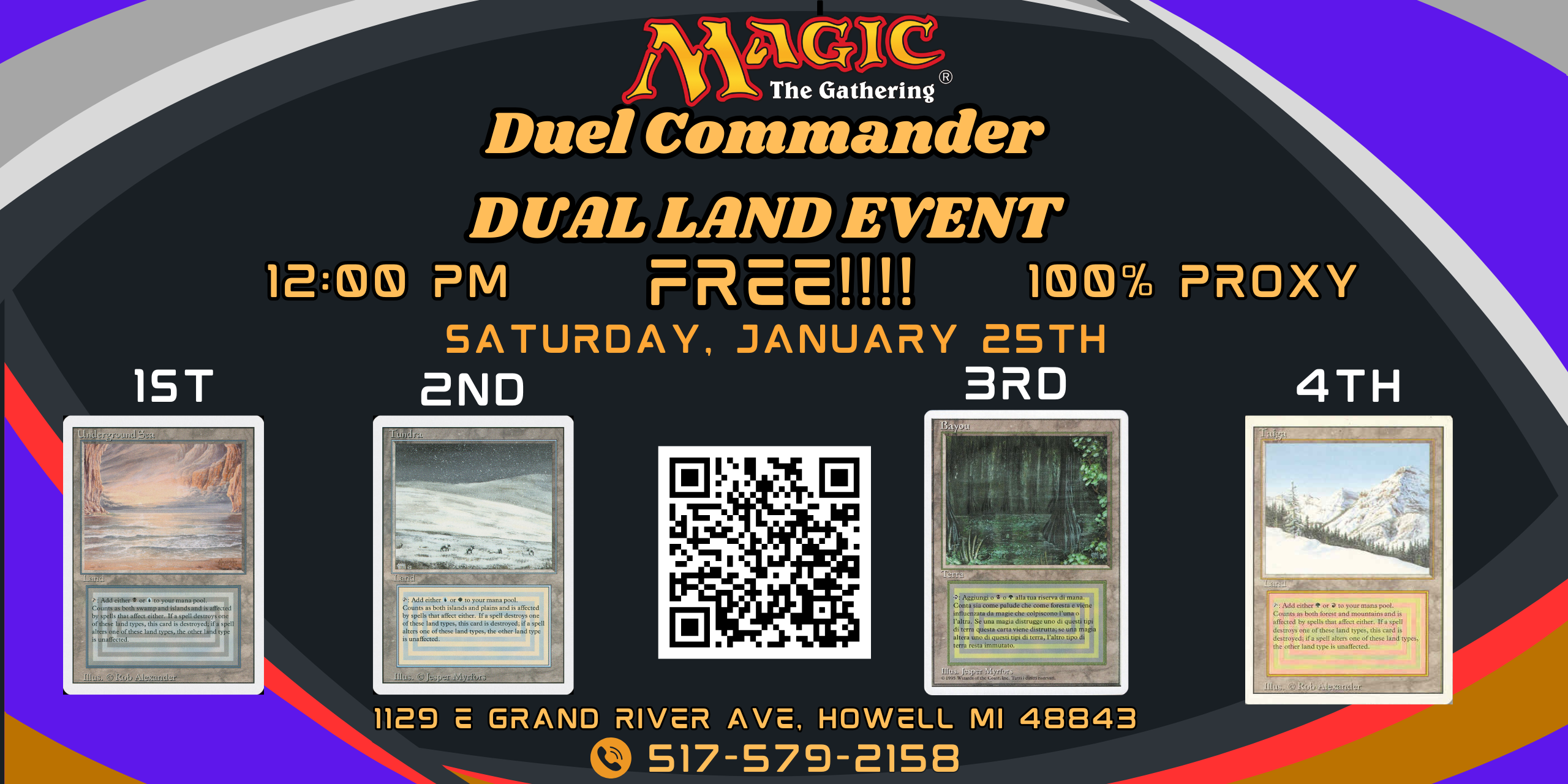 MBG Duel Commander FREE DUAL LAND EVENT!