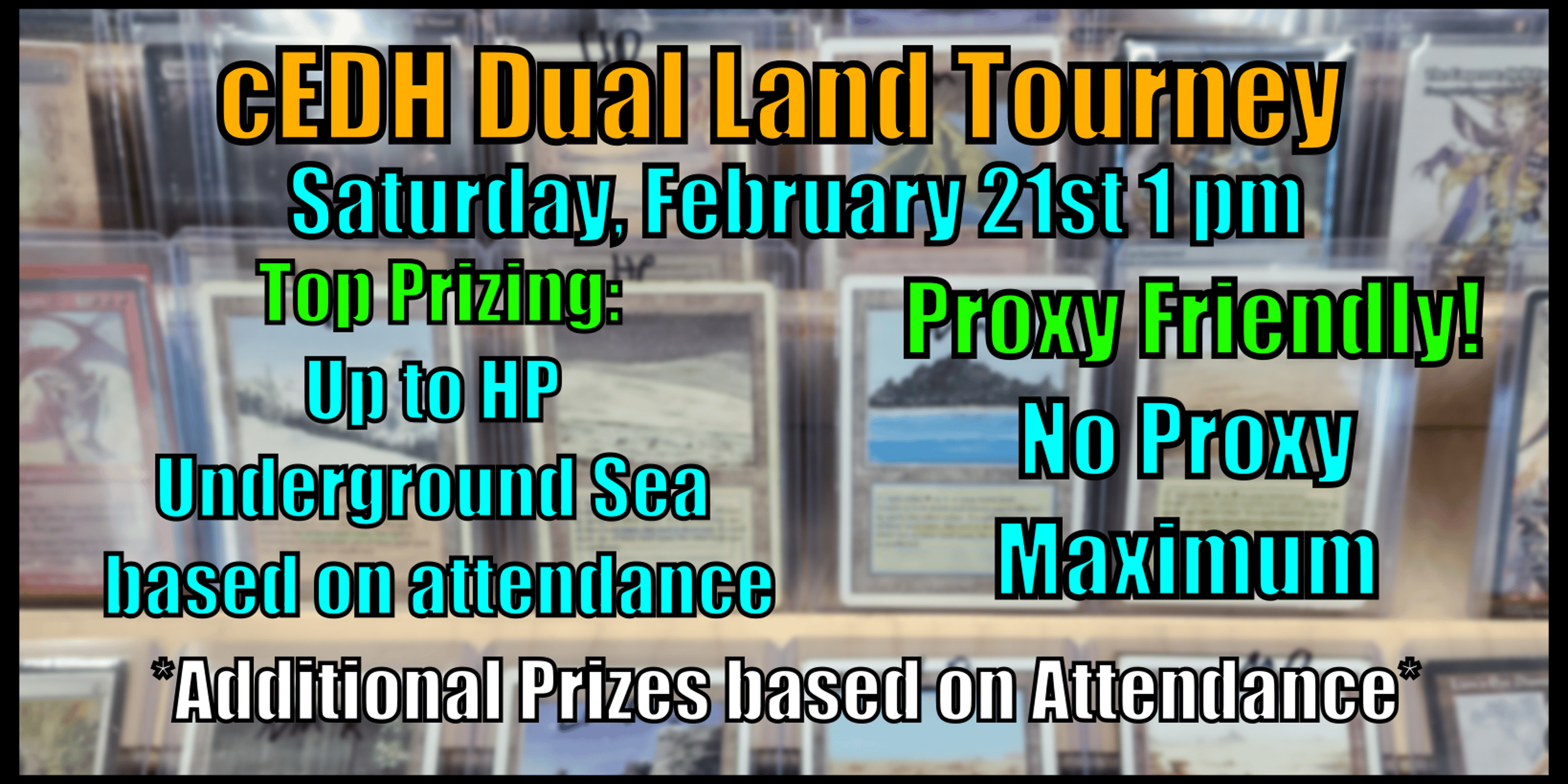 Shuffle N Roll's cEDH Underground Sea Tournament