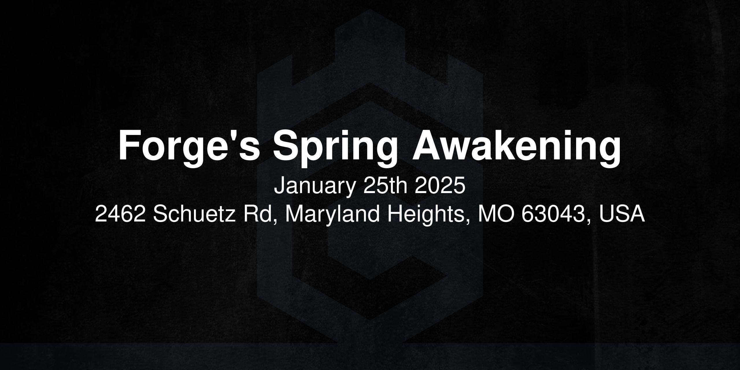 Forge's Spring Awakening
