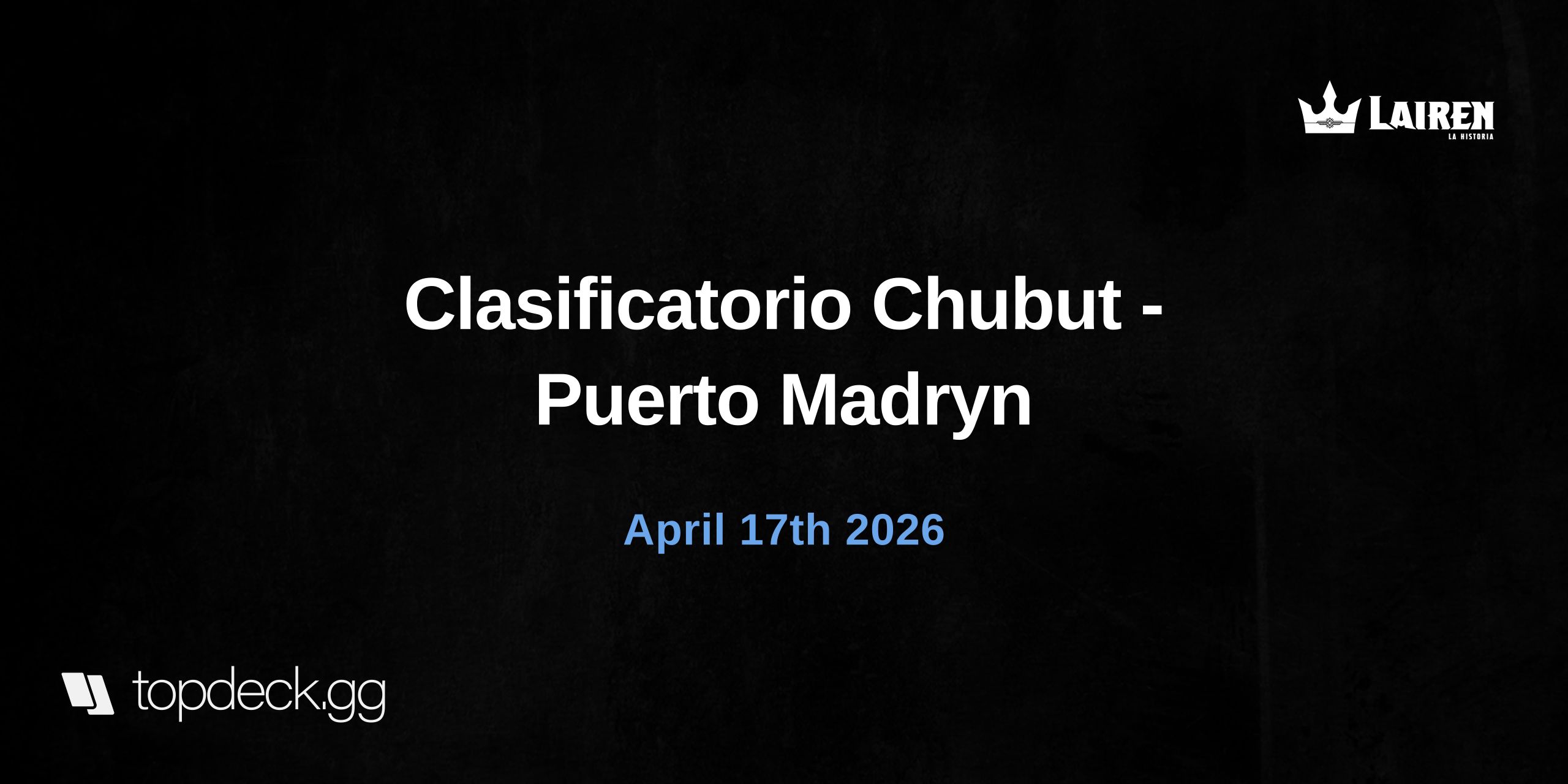 Clasificatorio Chubut - Puerto Madryn