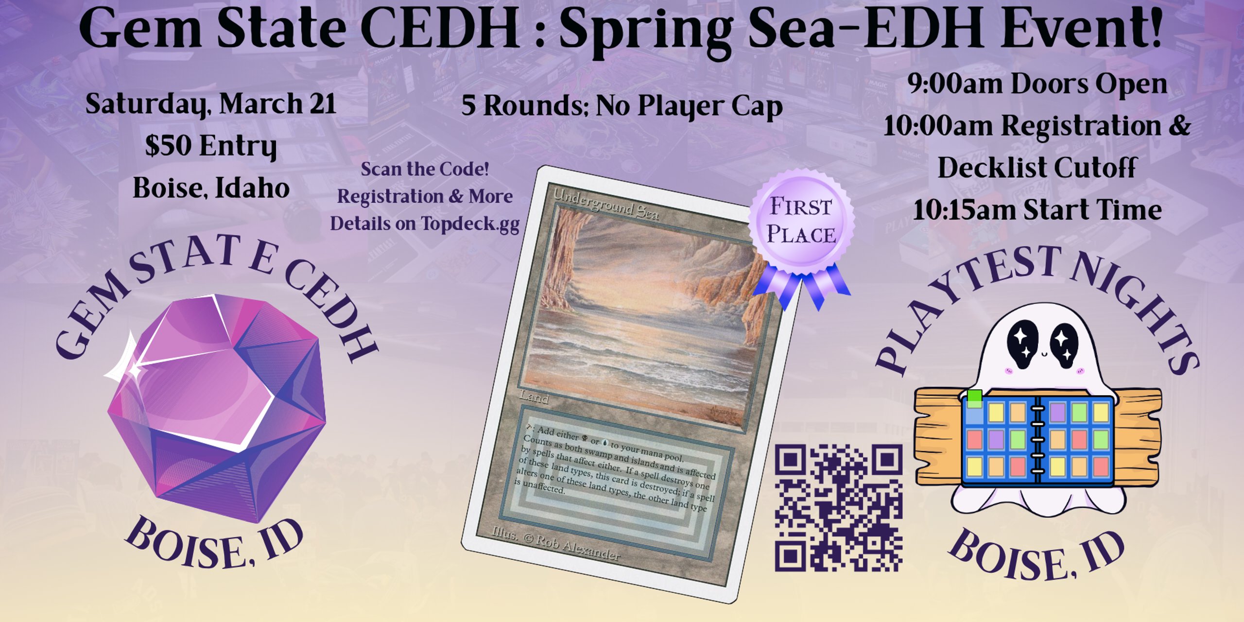 Gem State CEDH: Spring Sea-EDH 3/21