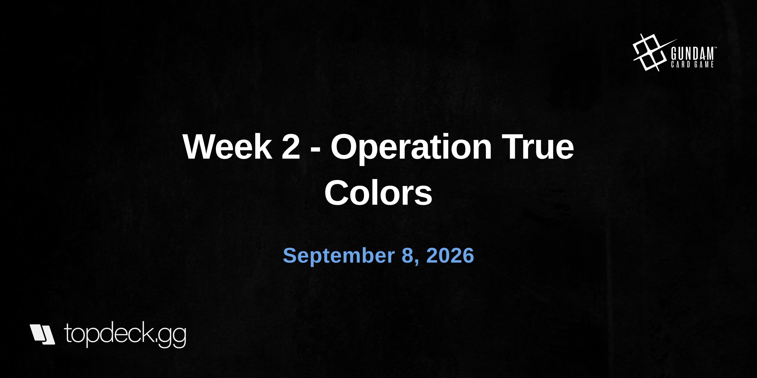 Week 2 - Operation True Colors