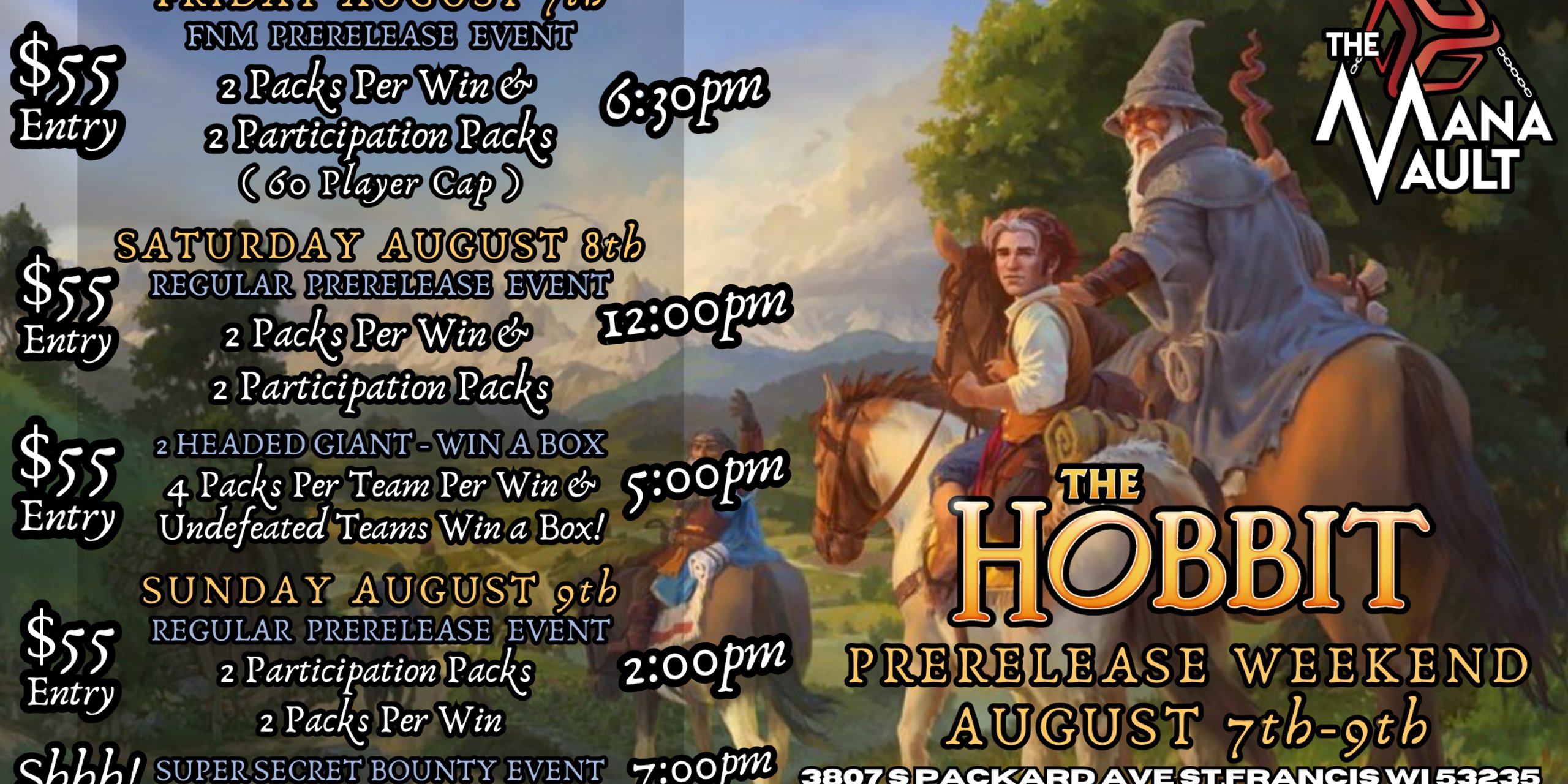 The Hobbit Saturday 2HG Prerelease