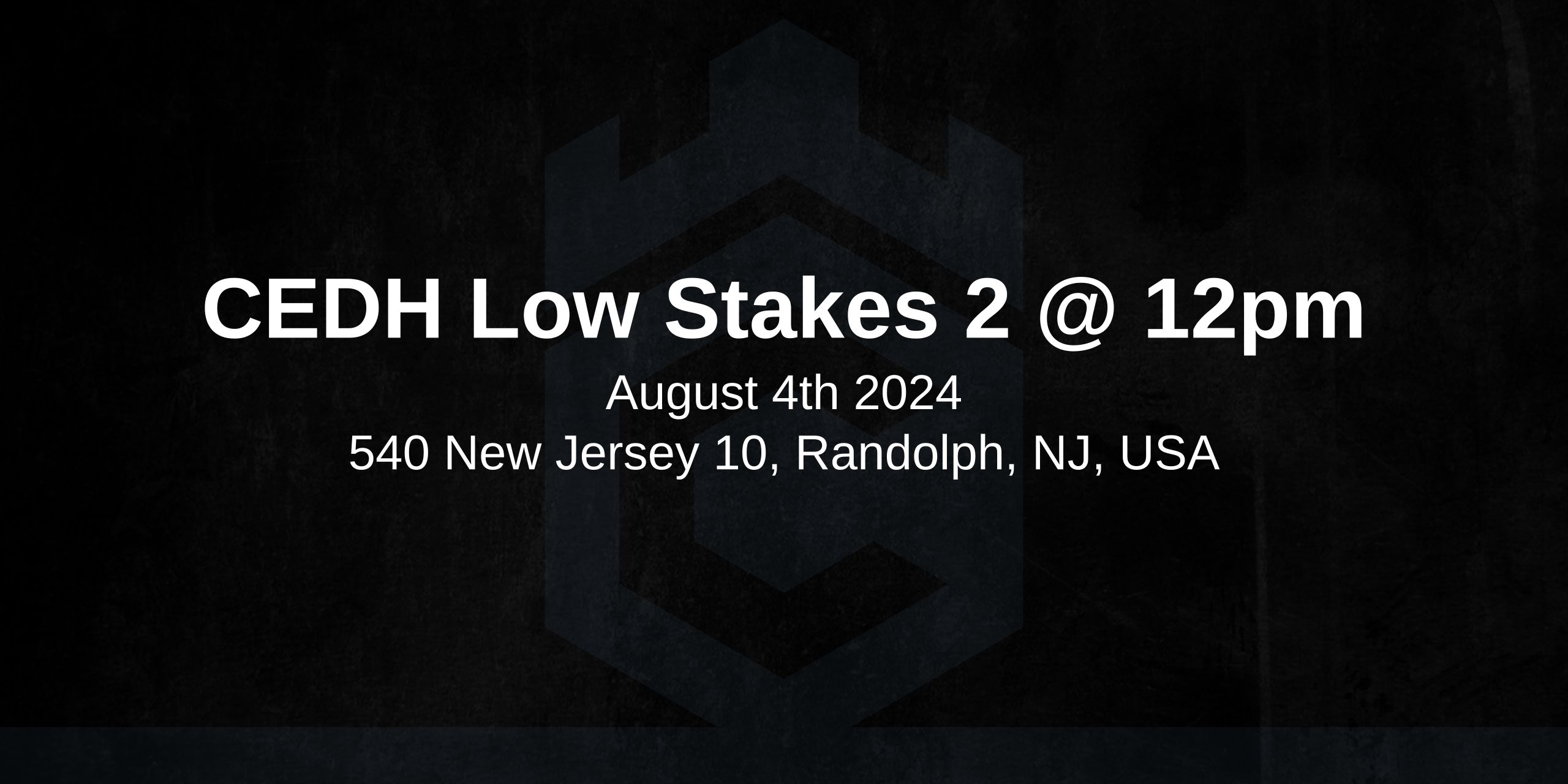 CEDH Low Stakes Game Play