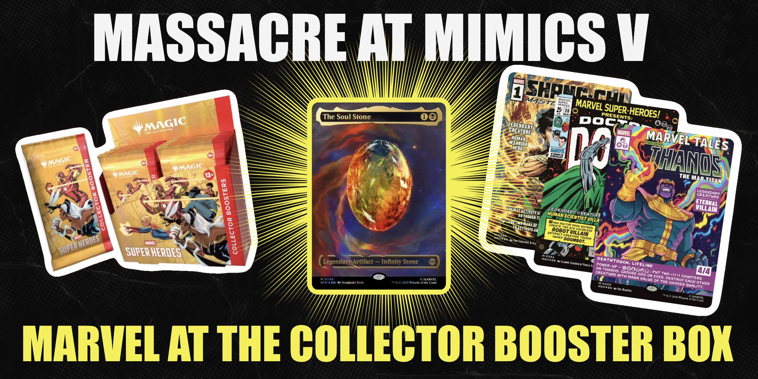 The Massacre at Mimic's V: Marvel at the Collector Booster Box