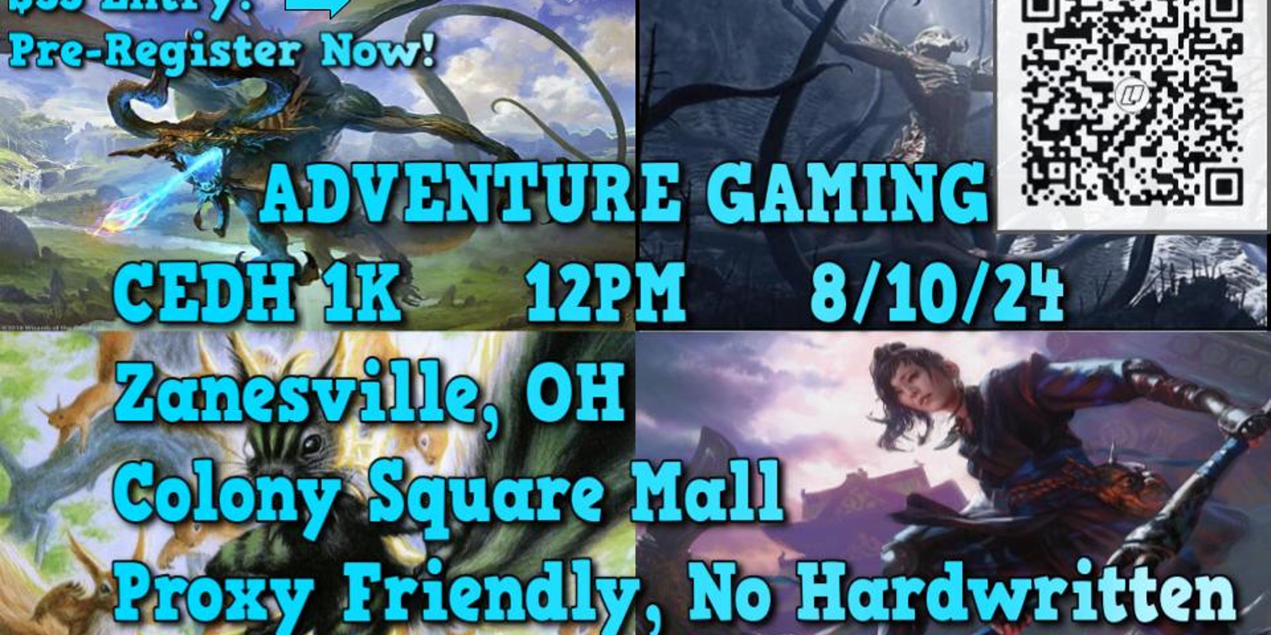 Adventure Gaming Commander CEDH 1k 8/10/24