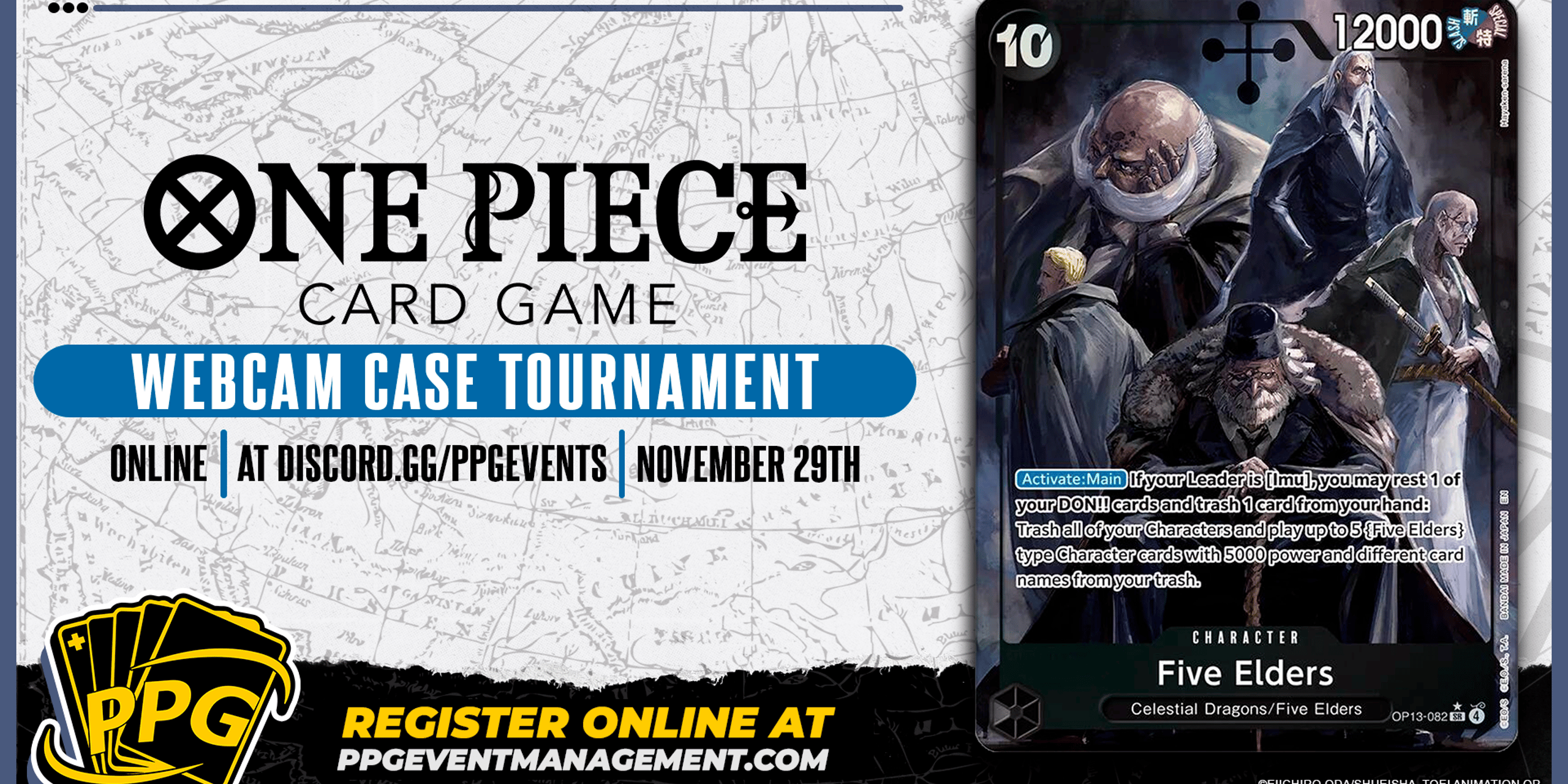 11/29-  One Piece OP13 Case Tournament - Online 