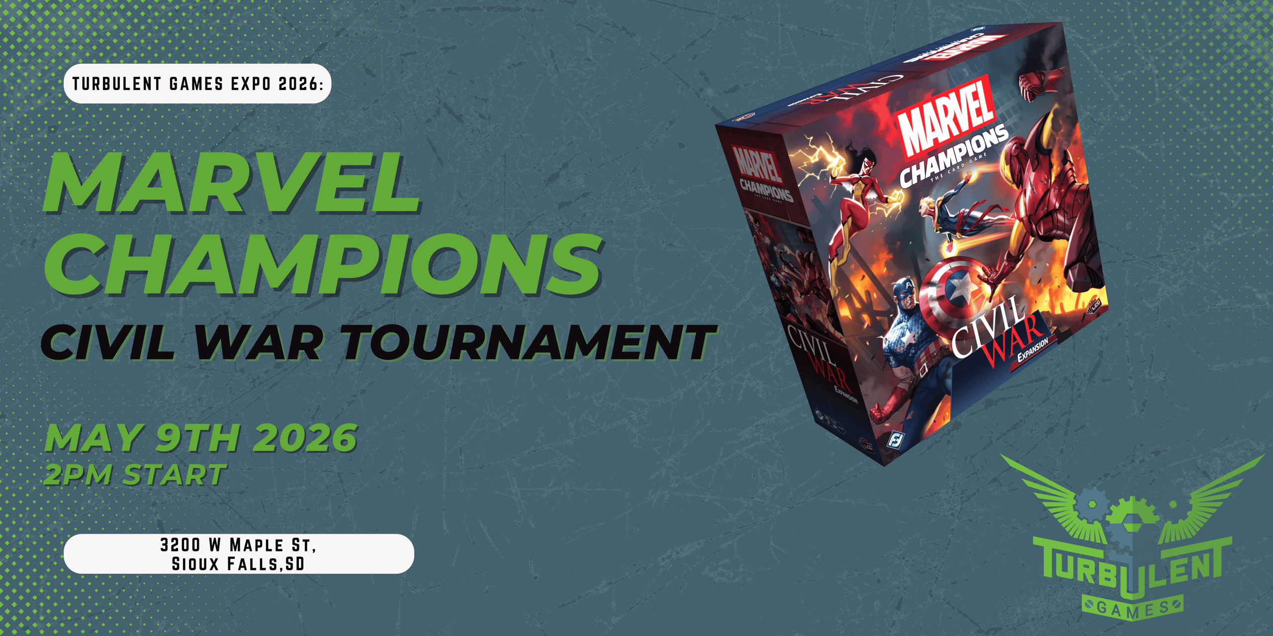 Turbulent Games Expo: Marvel Champions: Civil War Tournament