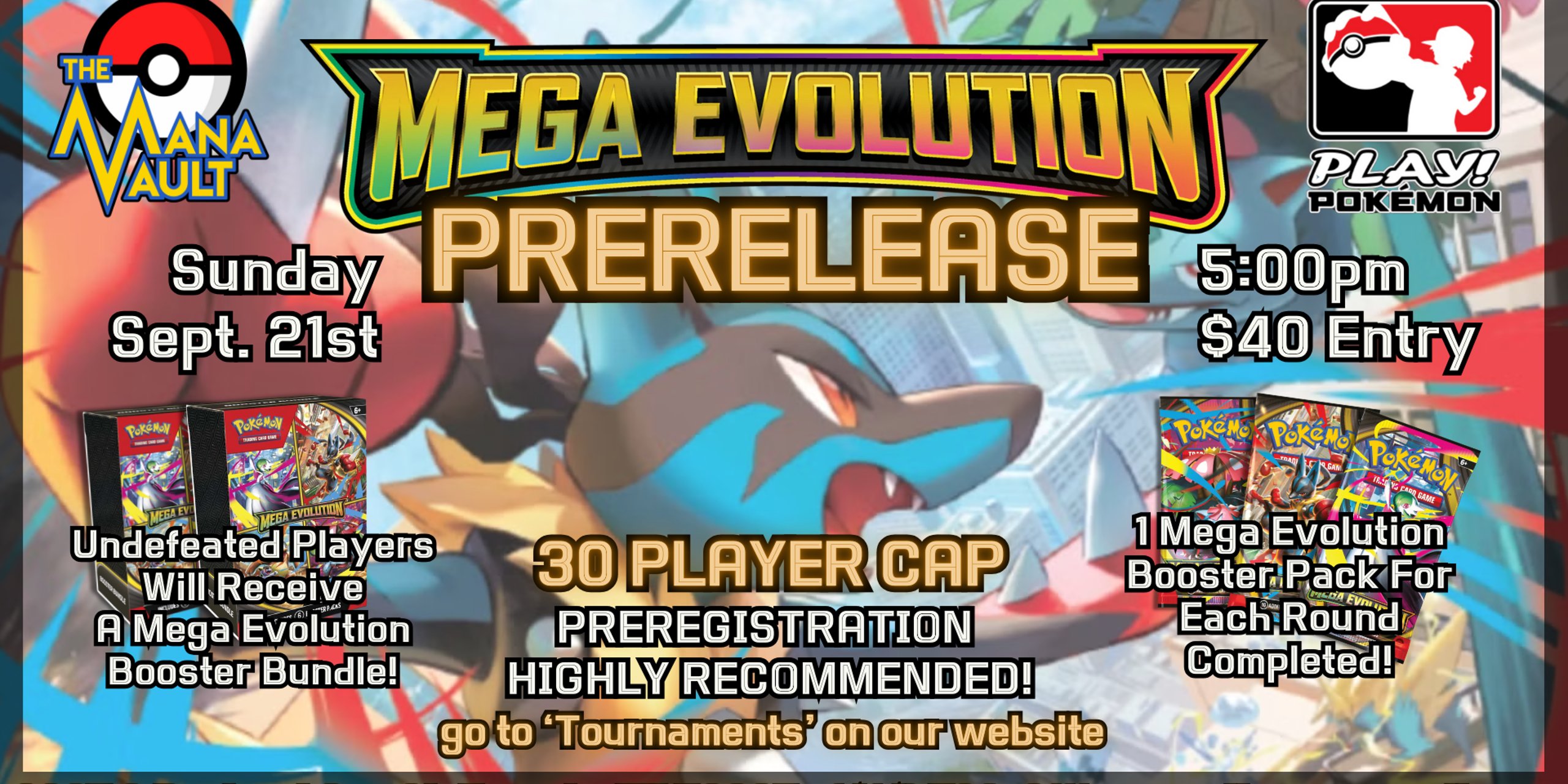 Pokemon Mega Evolution Prerelease
