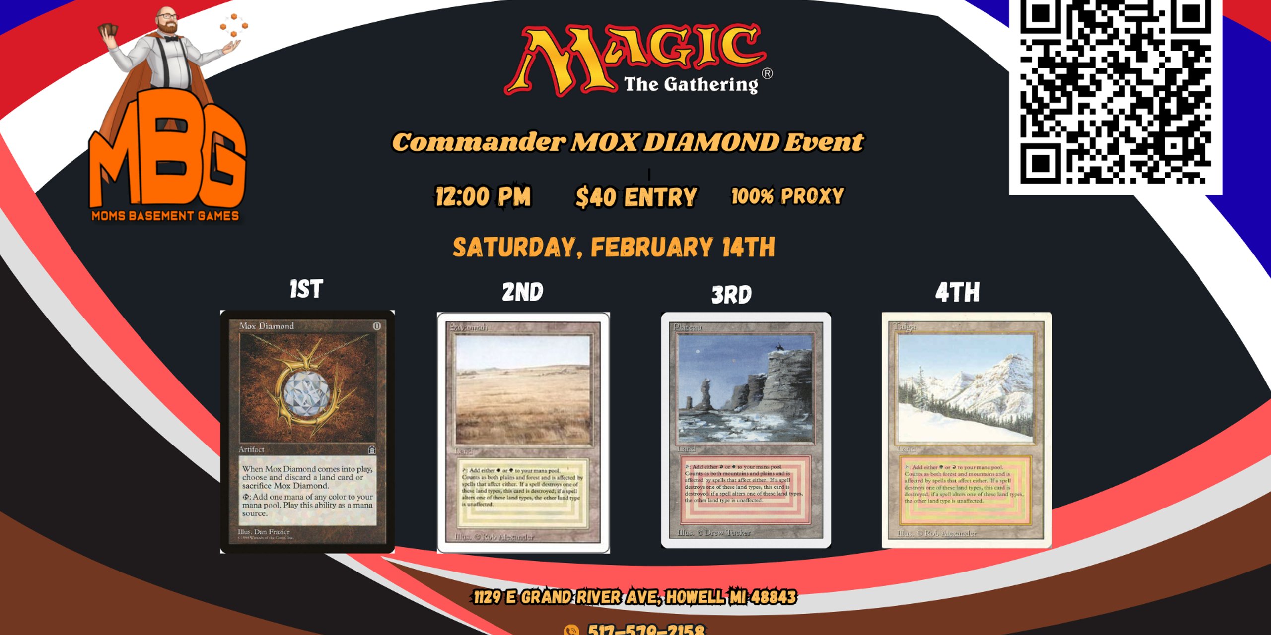 MBG February 14th Mox Diamond Event  