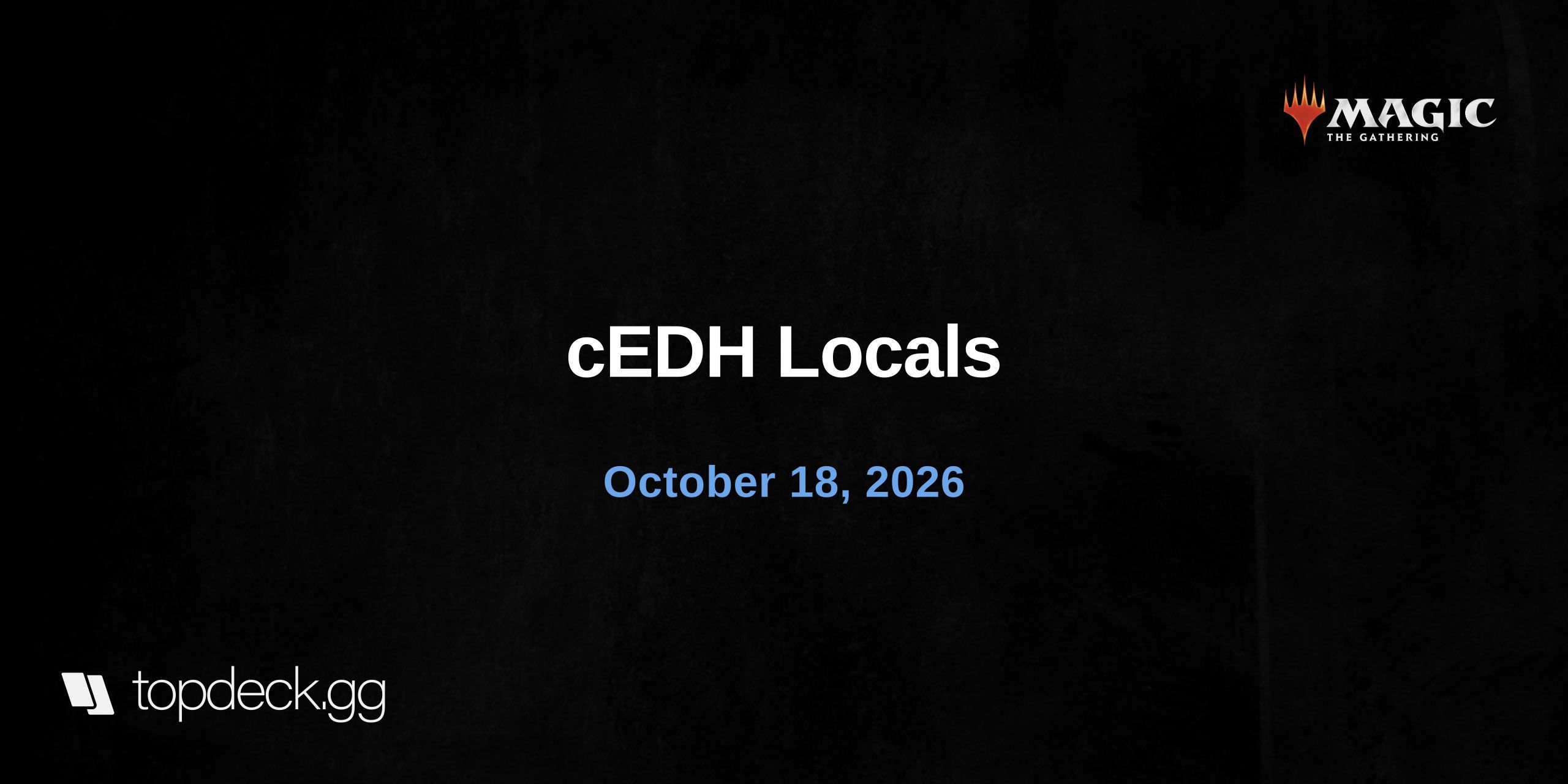 cEDH Locals