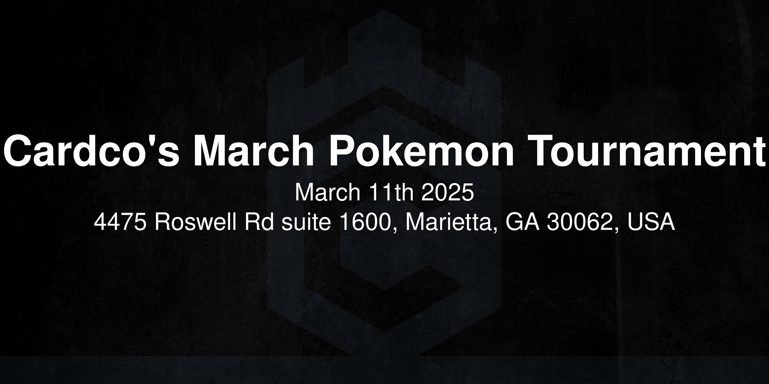 Cardco's July Pokemon Tournament