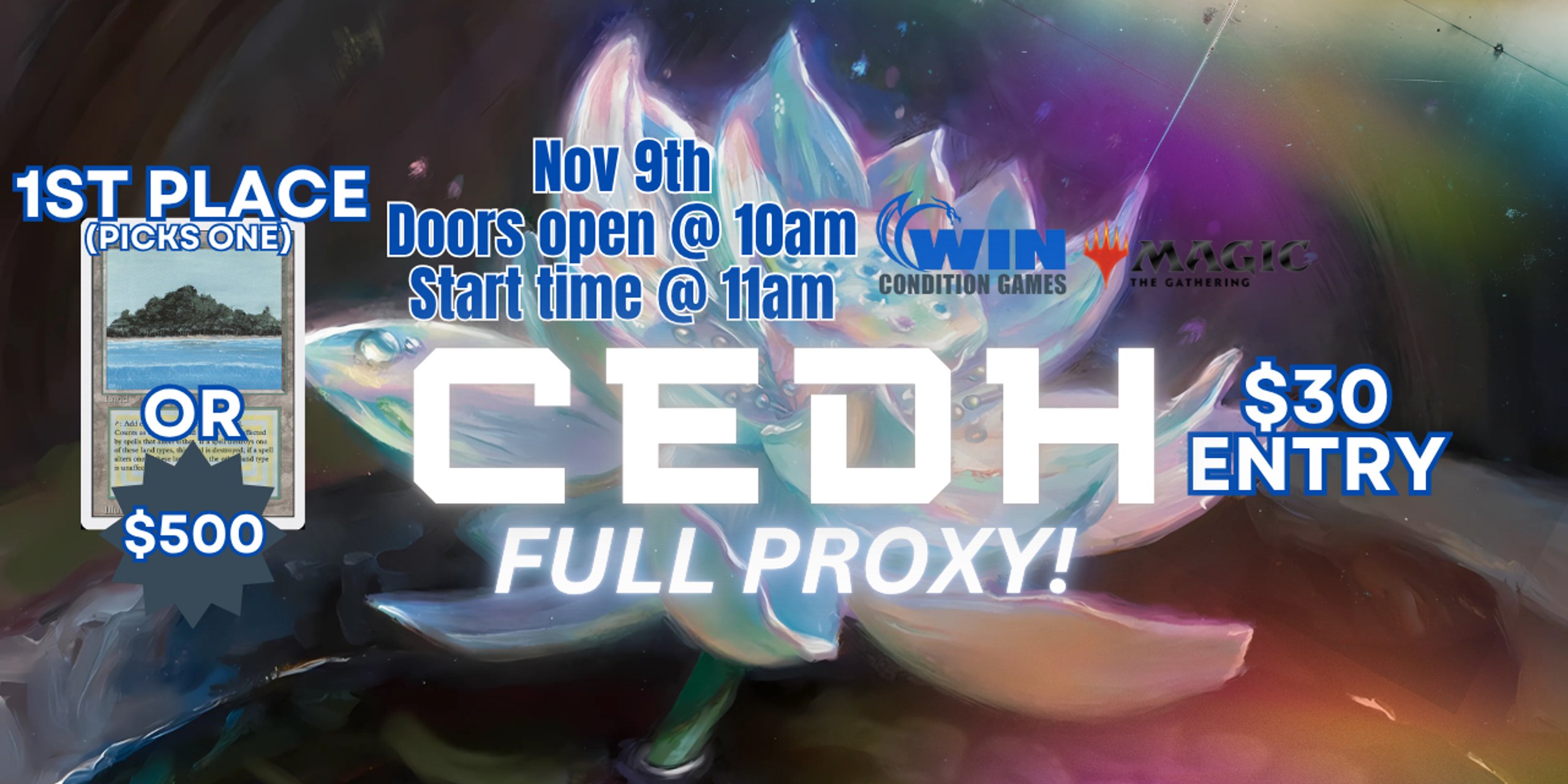 WCG Nov 9th 2025 CEDH Event ($30/Full Proxy)