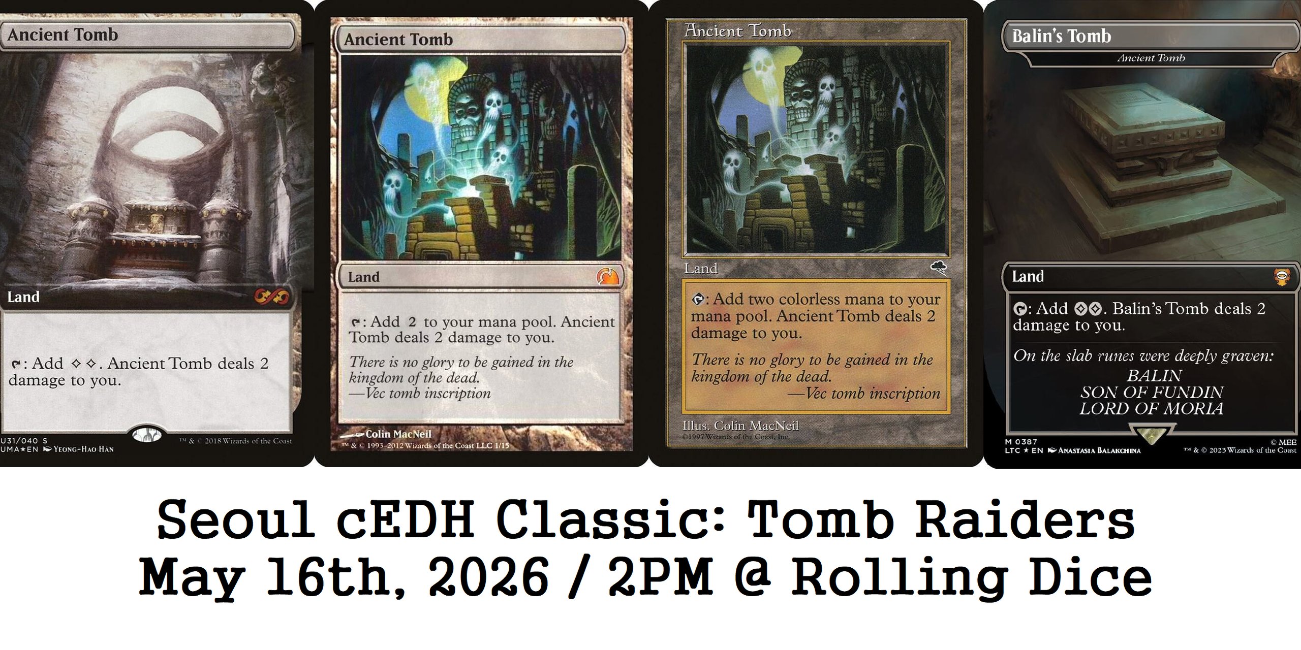 Seoul cEDH Classic 2026: Tomb Raiders