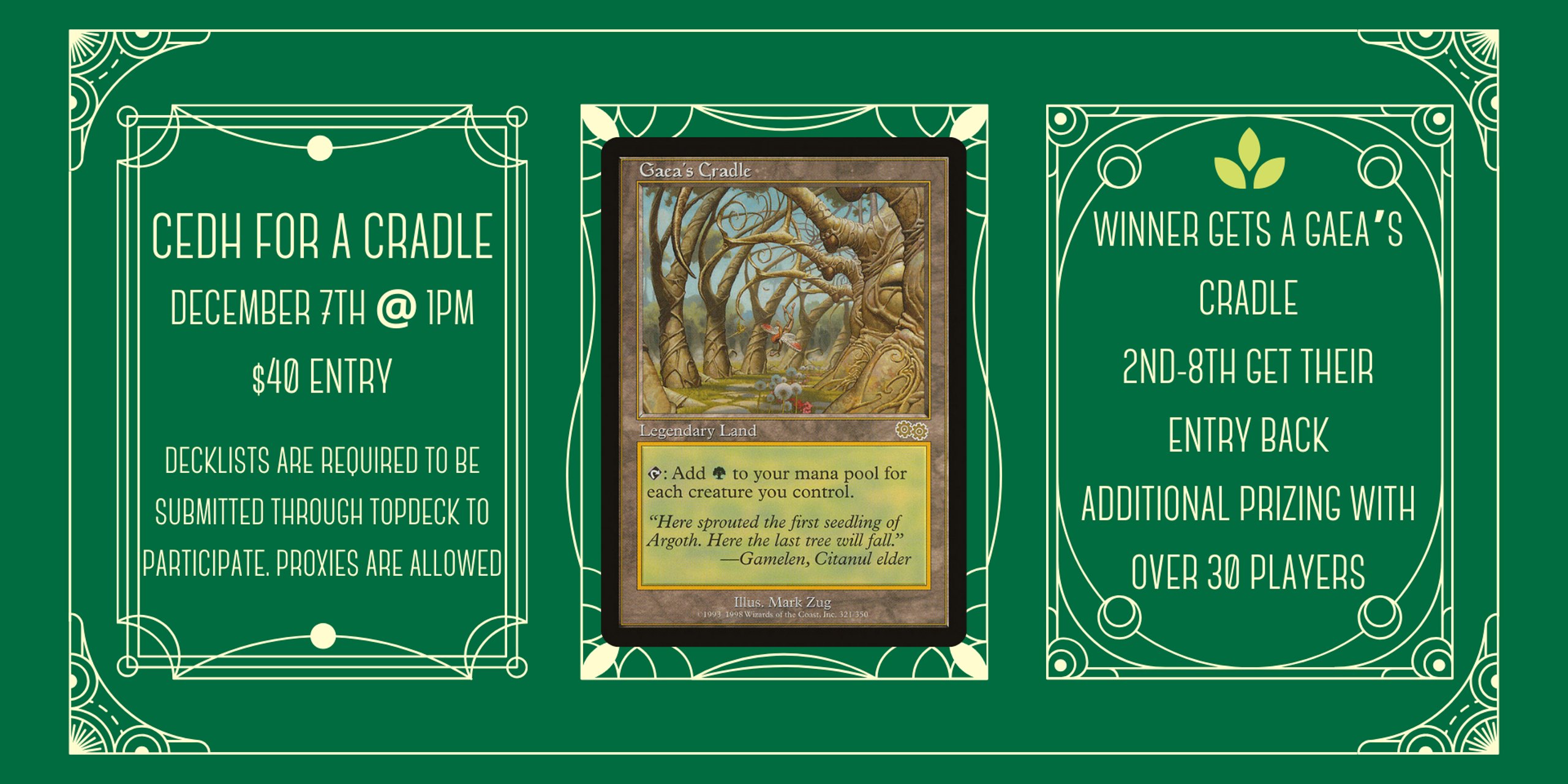 Rock the Cradle of cEDH