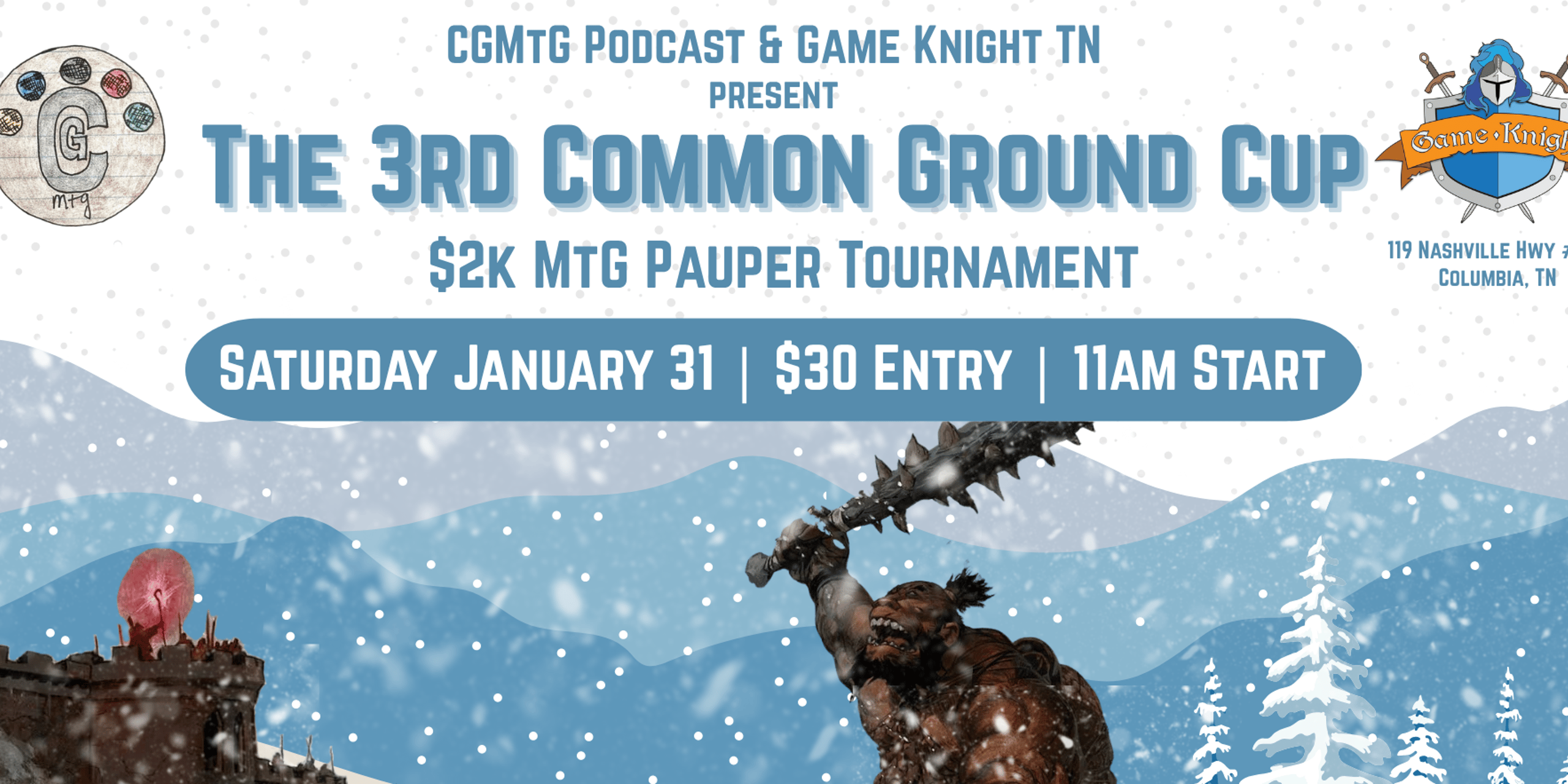 The 3rd Common Ground Cup: A Pauper Event